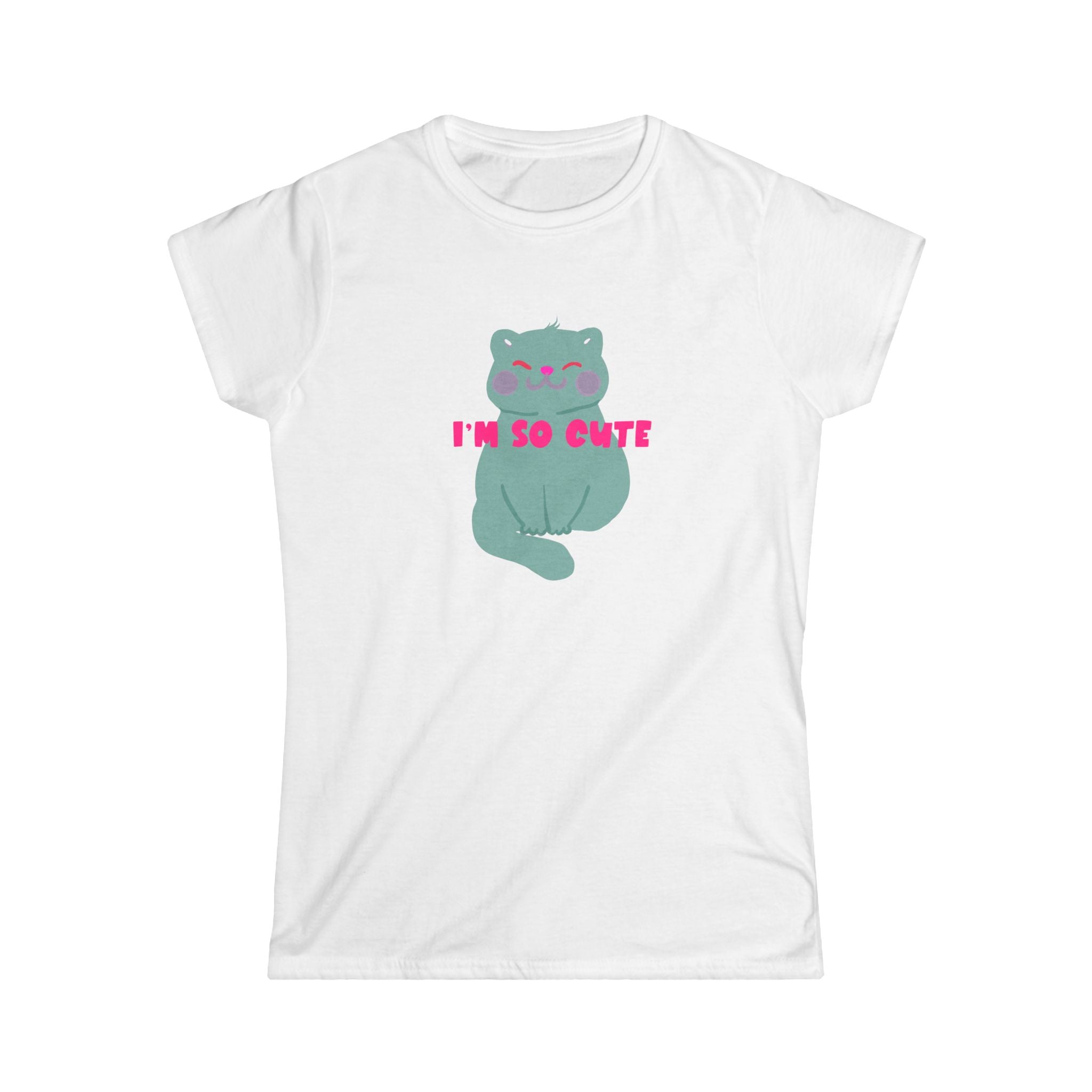 CUTE CAT Women's Softstyle Tee
