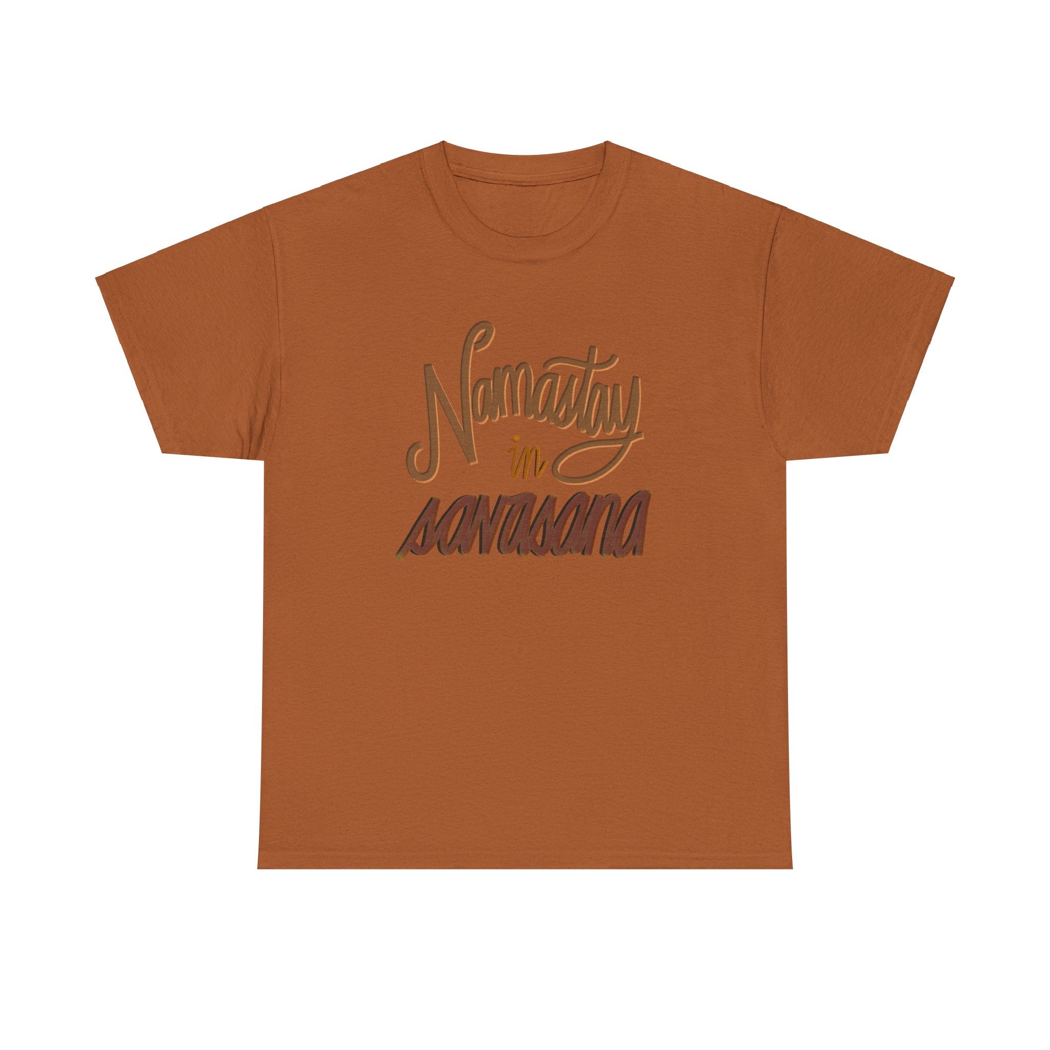 NAMASTAY IN SAVASANA Unisex Heavy Cotton Tee