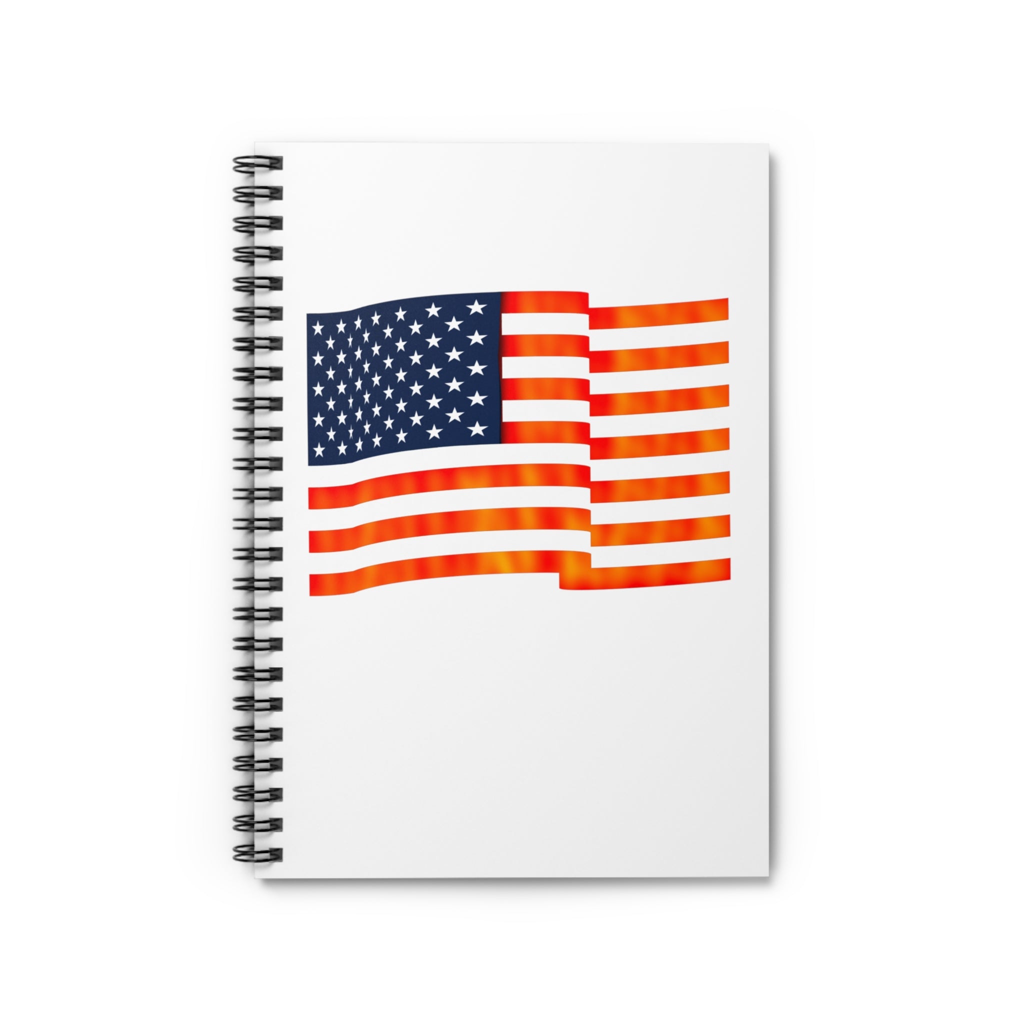 AMERICAN FLAG Spiral Notebook - Ruled Line
