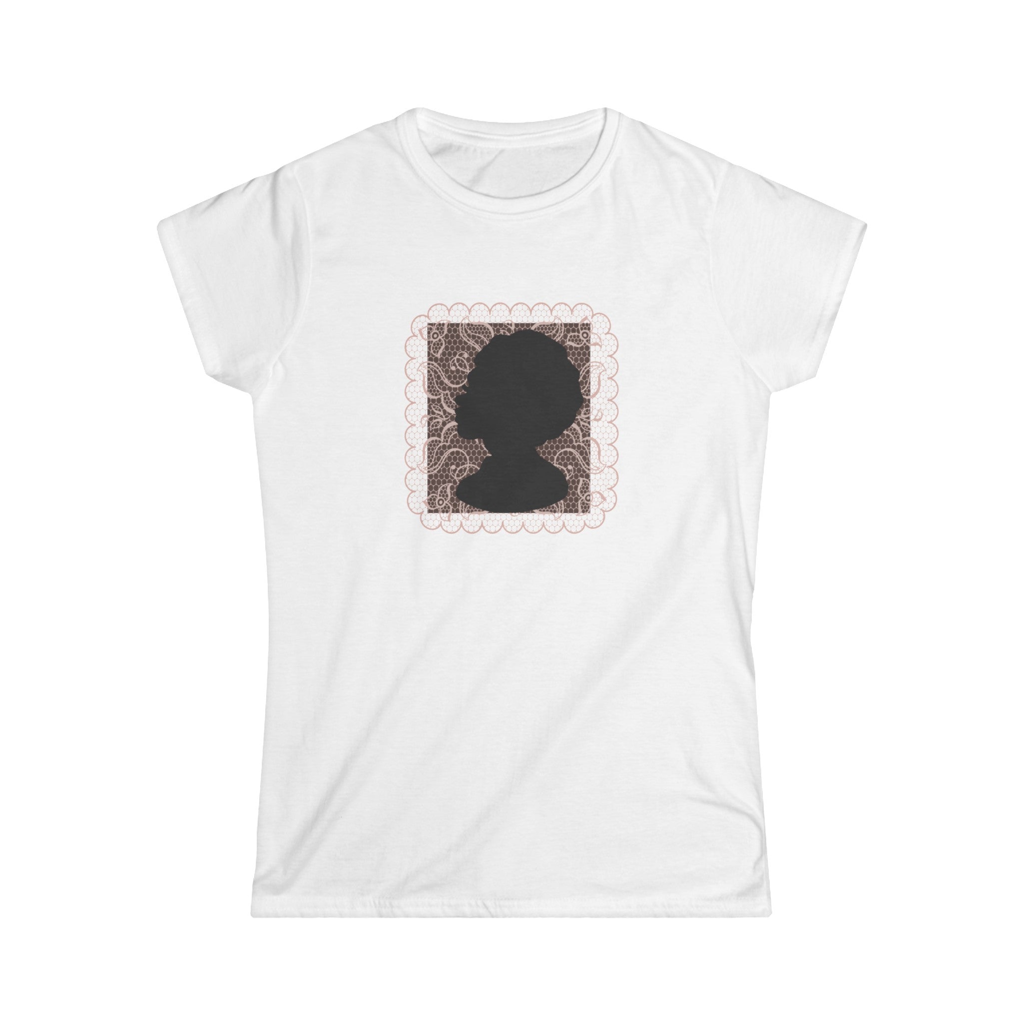 LOVELY LACY SILHOUETTE Women's Softstyle Tee