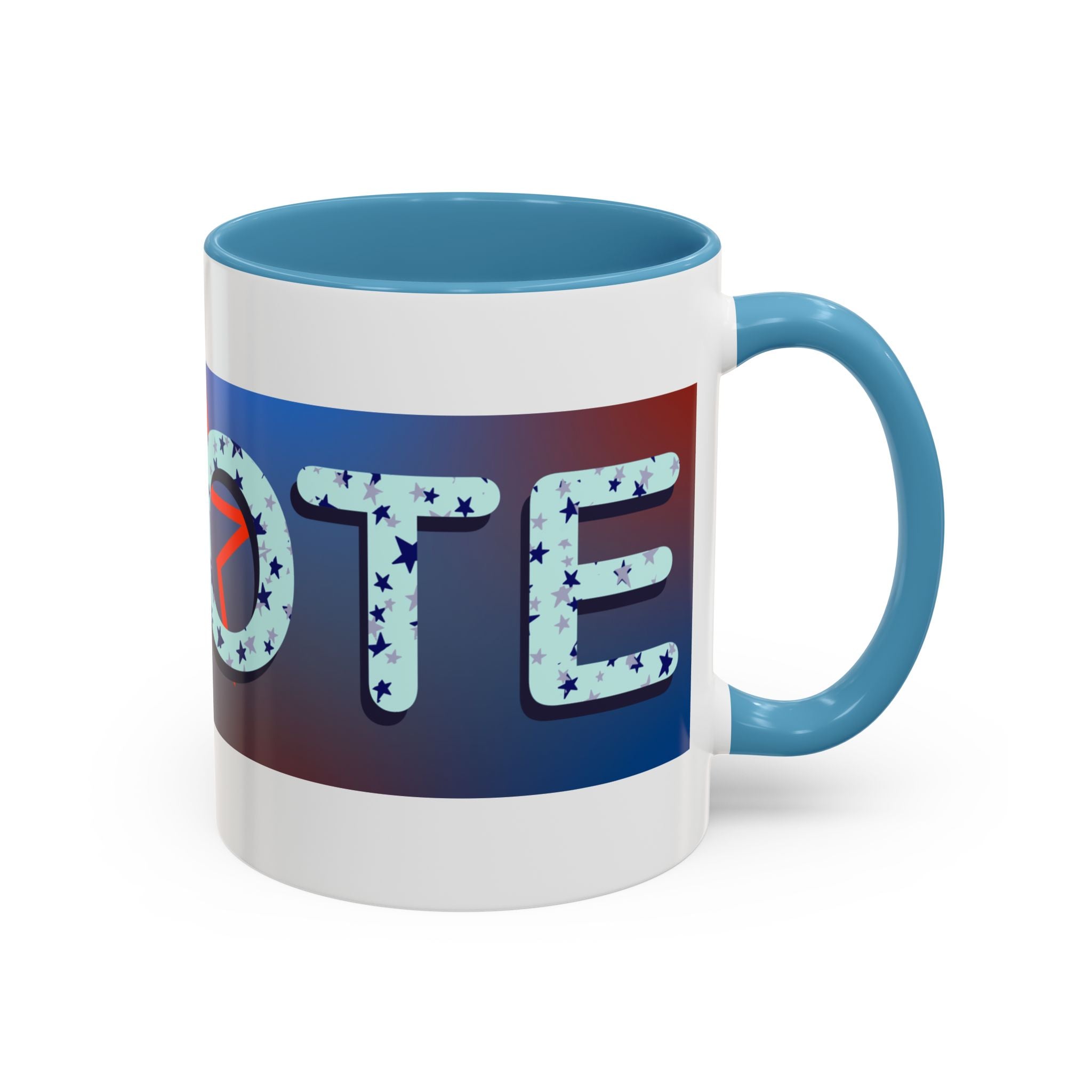 Mug - Hand-drawn AMERICAN VALUES Design Coffee Mug (11oz)