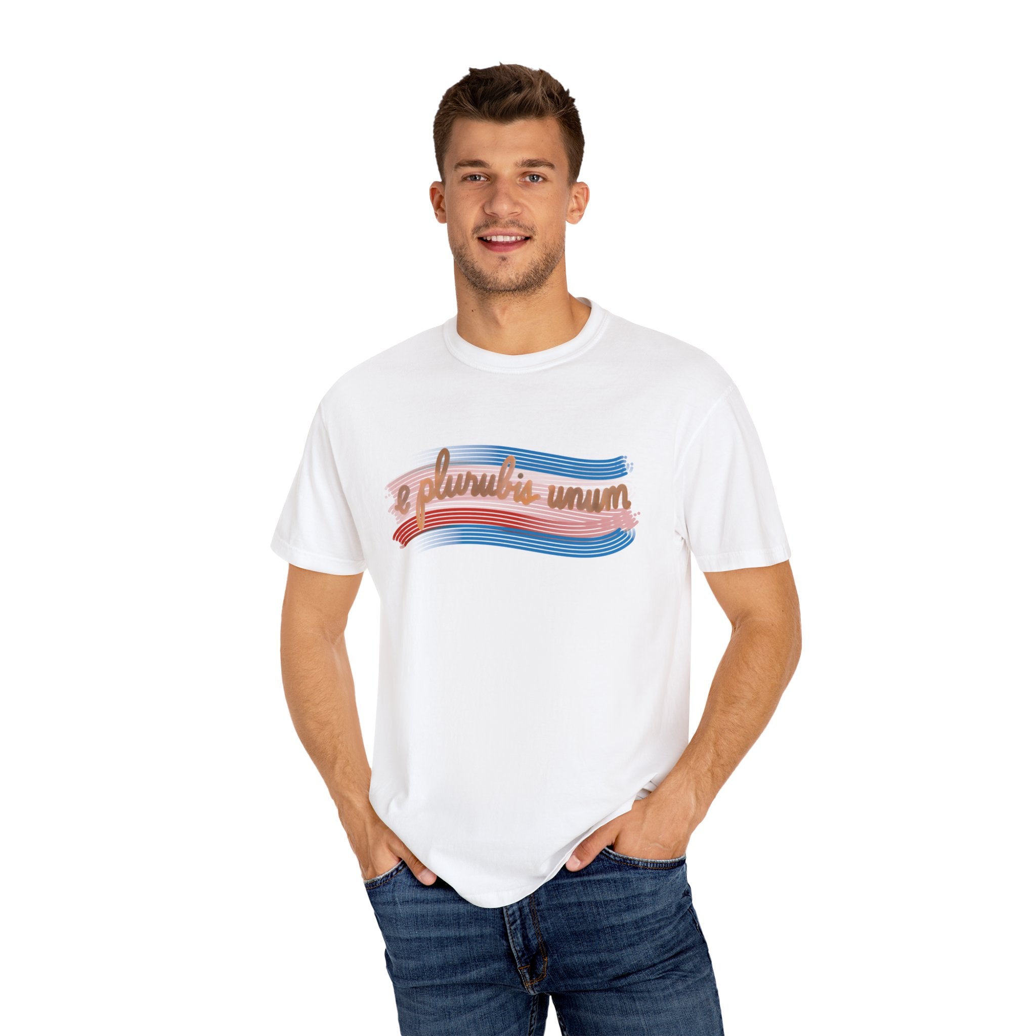 E PLURUBIS UNUM Unisex Garment-Dyed T-shirt
