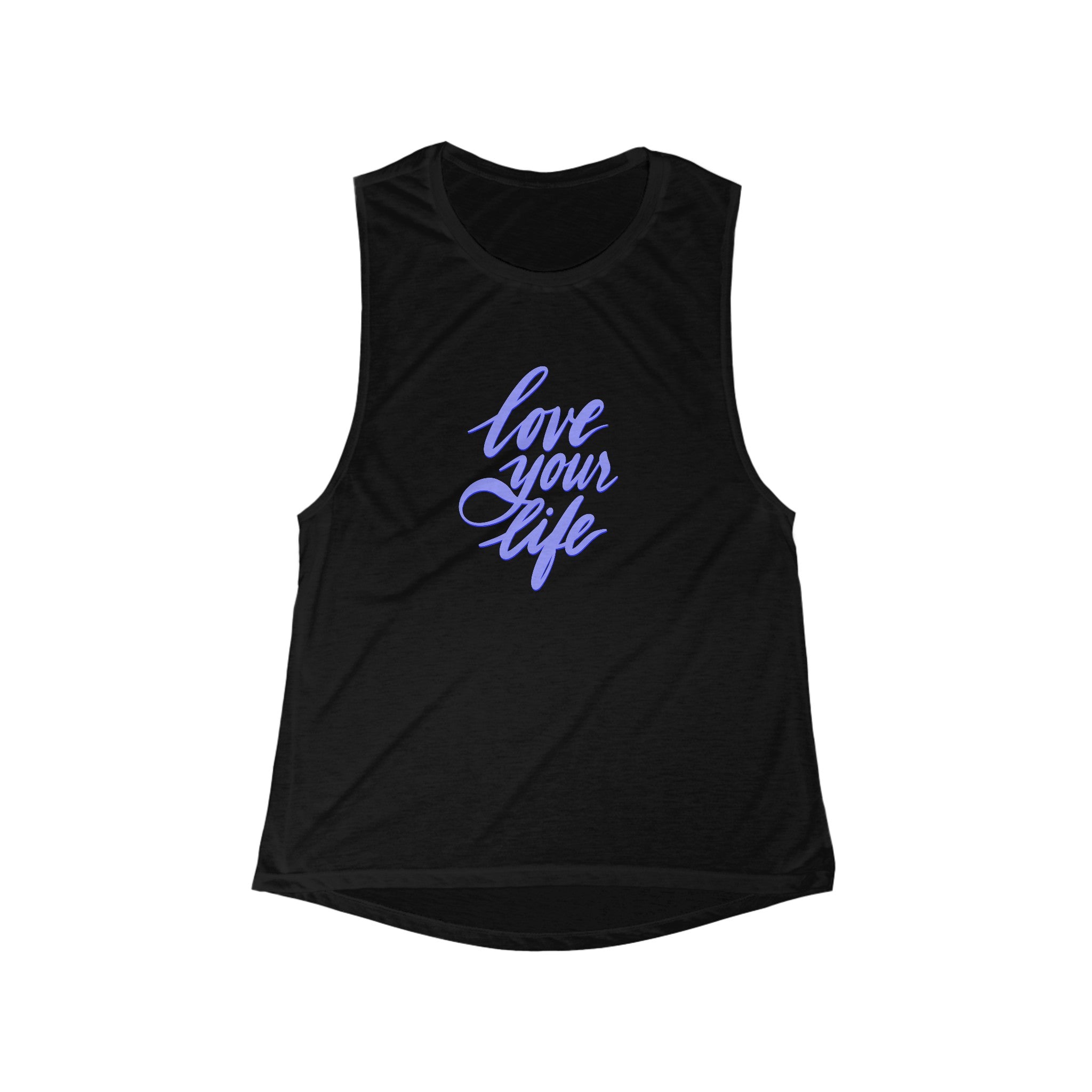 LOVE YOUR LIFE Women's Flowy Scoop Muscle Tank