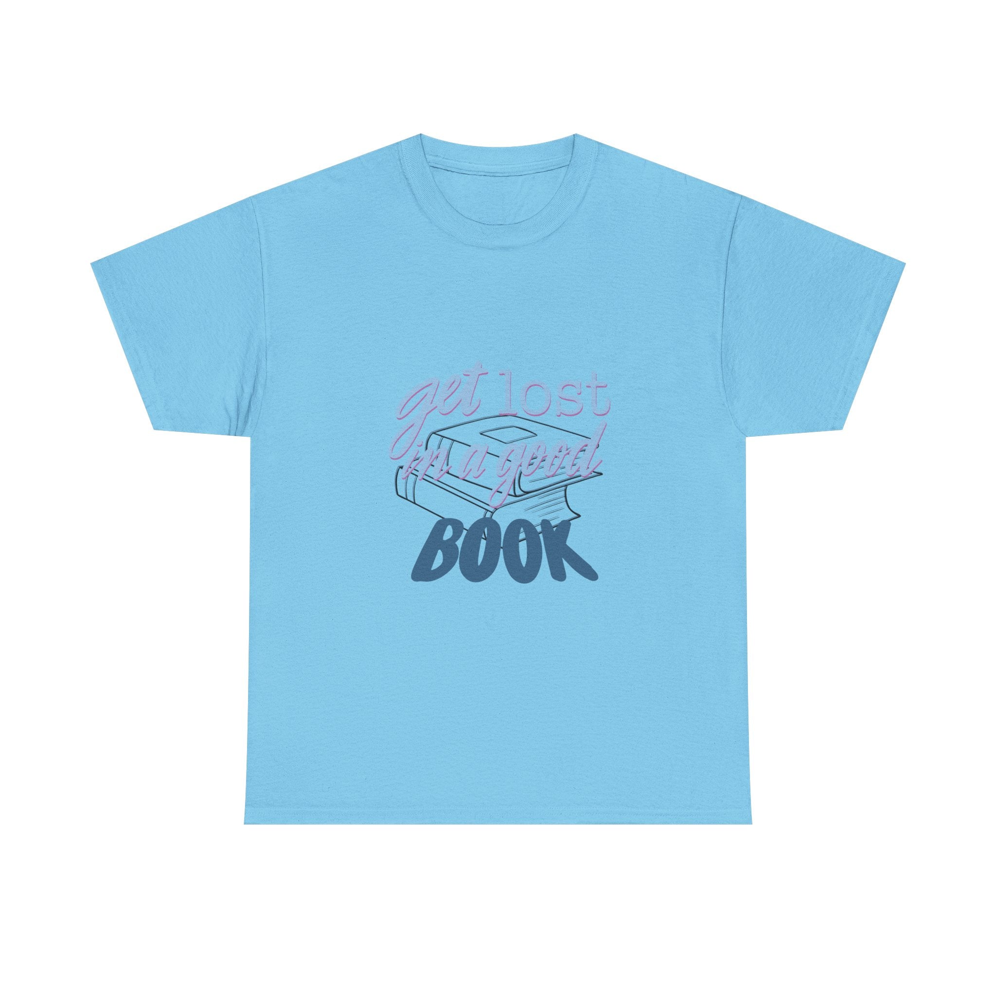 Get Lost in a Good Book Unisex Heavy Cotton Tee - Perfect for Book Lovers