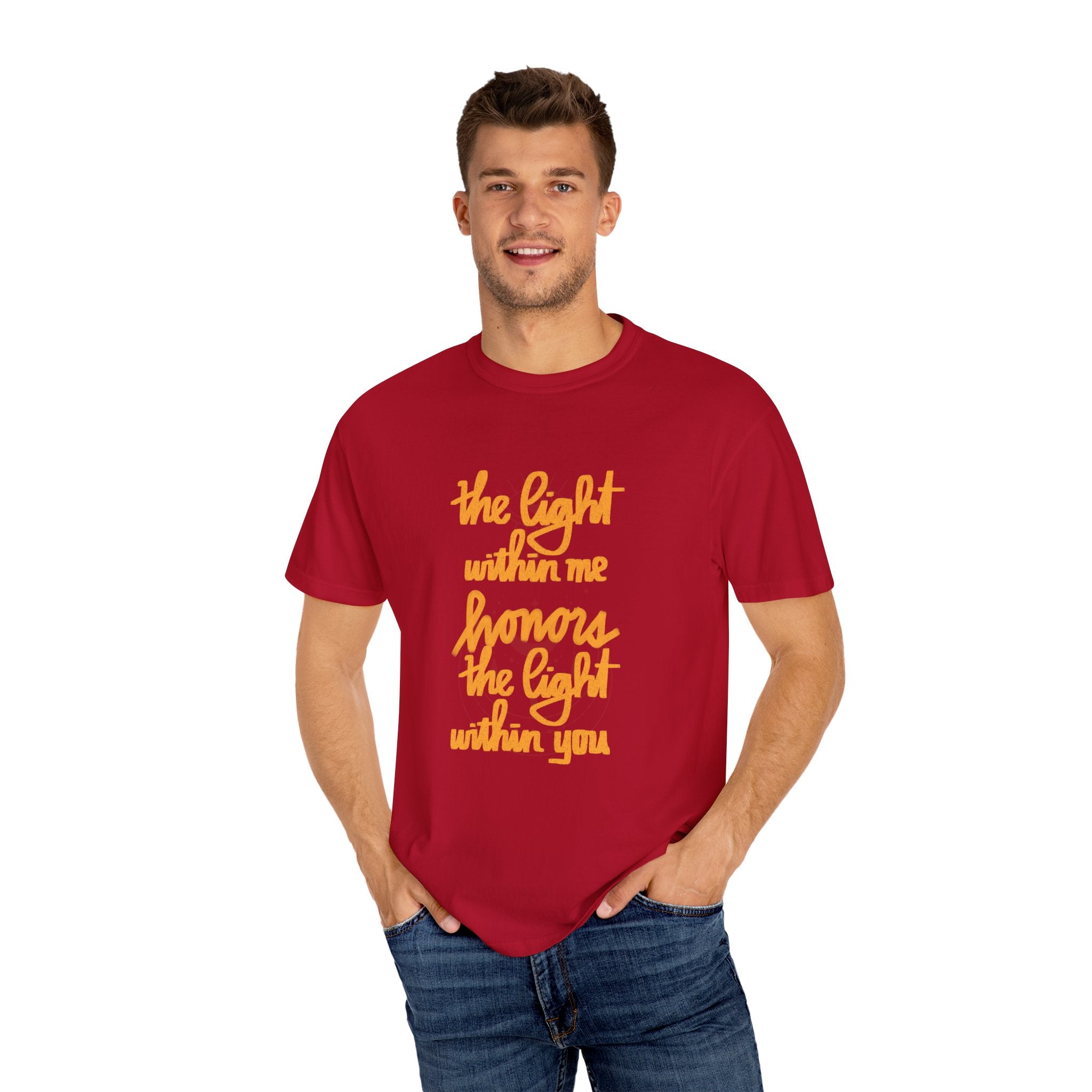 THE LIGHT WITHIN ME Unisex Garment-Dyed T-shirt