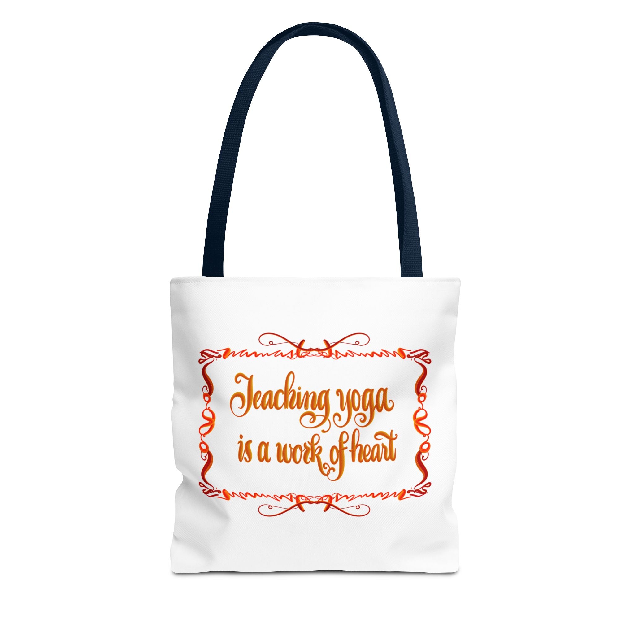 Yoga Teacher Tote Bag – "Teaching Yoga is a Work of Heart"