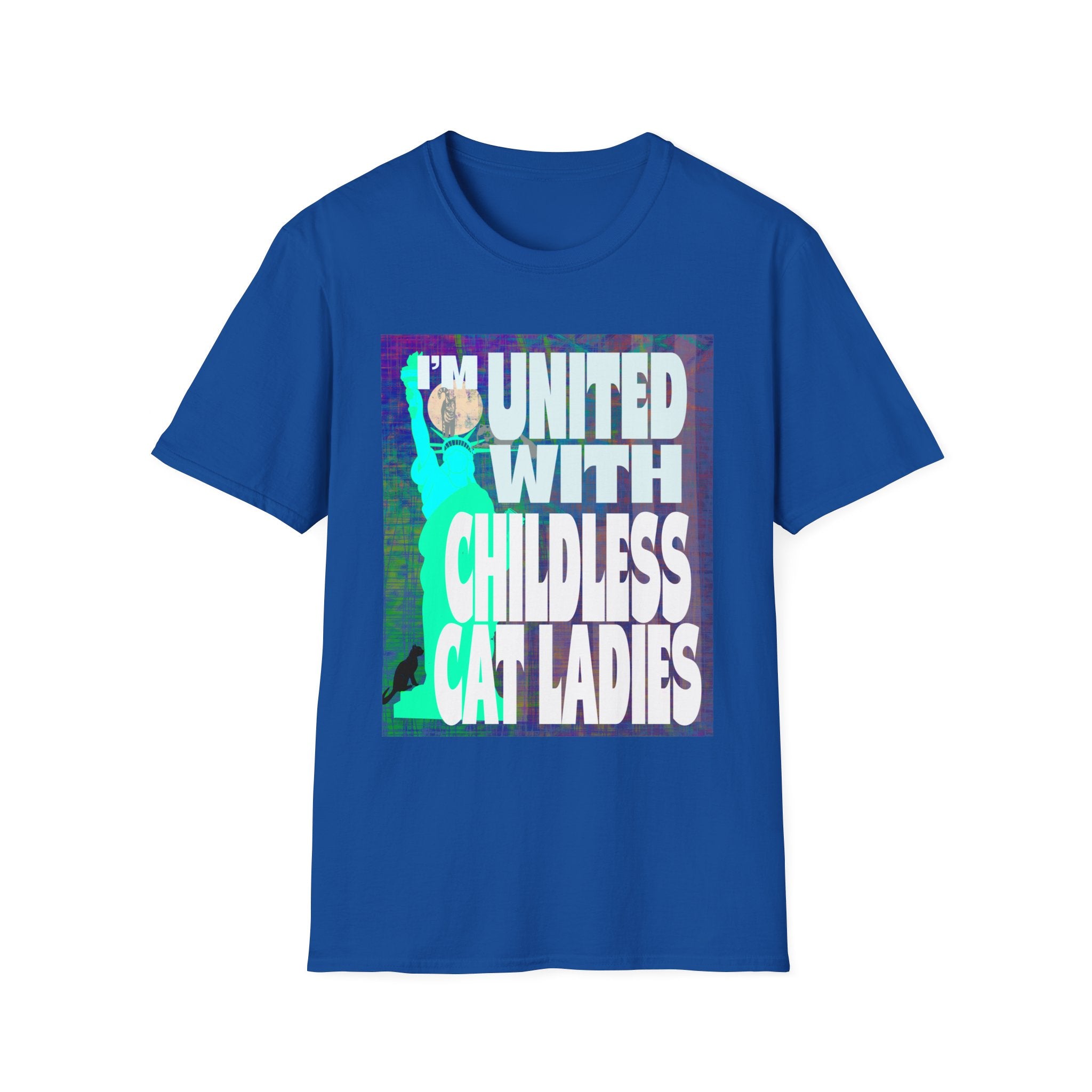 UNITED WITH CHILDLESS CAT LADIES Softstyle T-Shirt