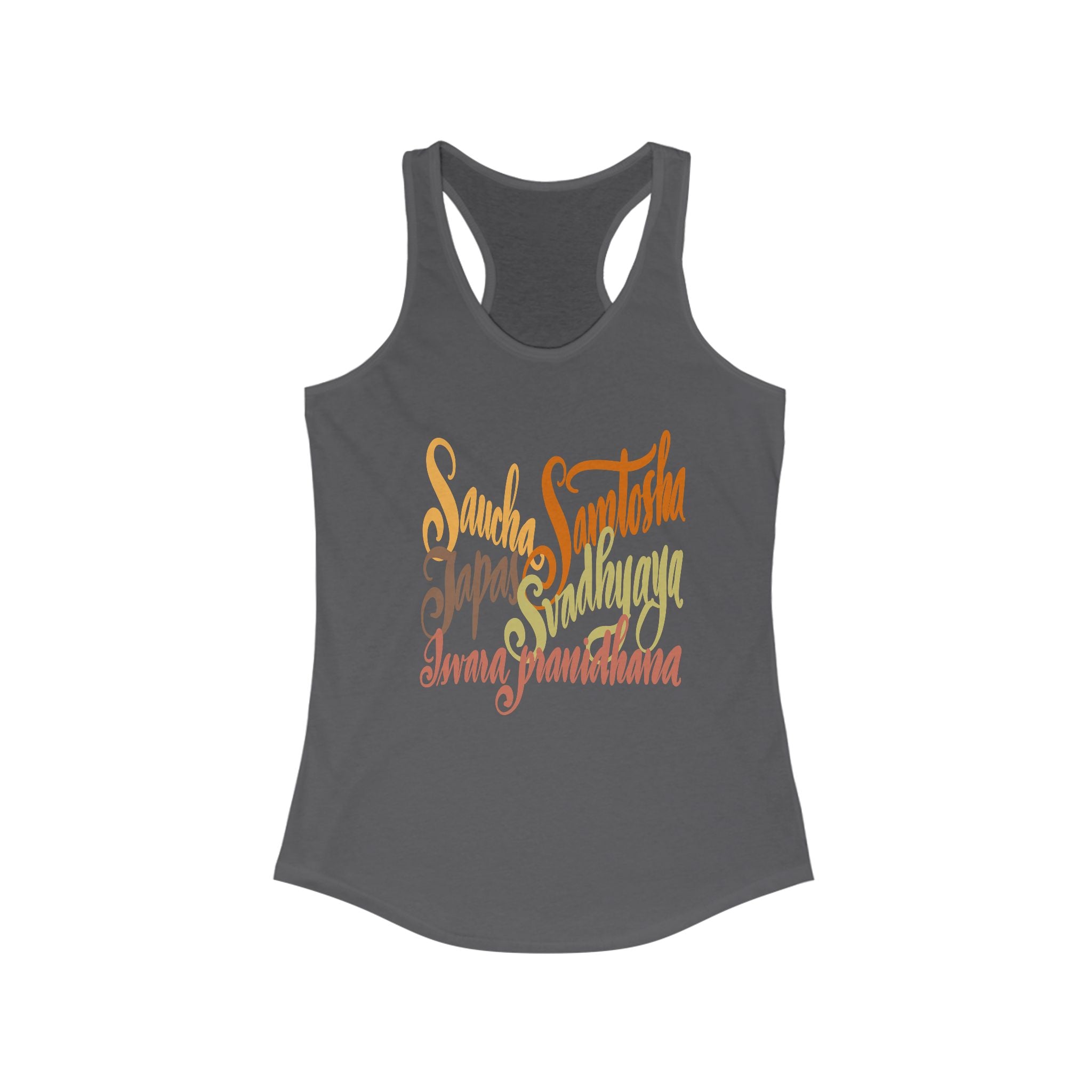 NIYAMA Racerback Tank, Summer Top, Fitness Apparel, Yoga Shirt, Gift for Her, Casual Wear