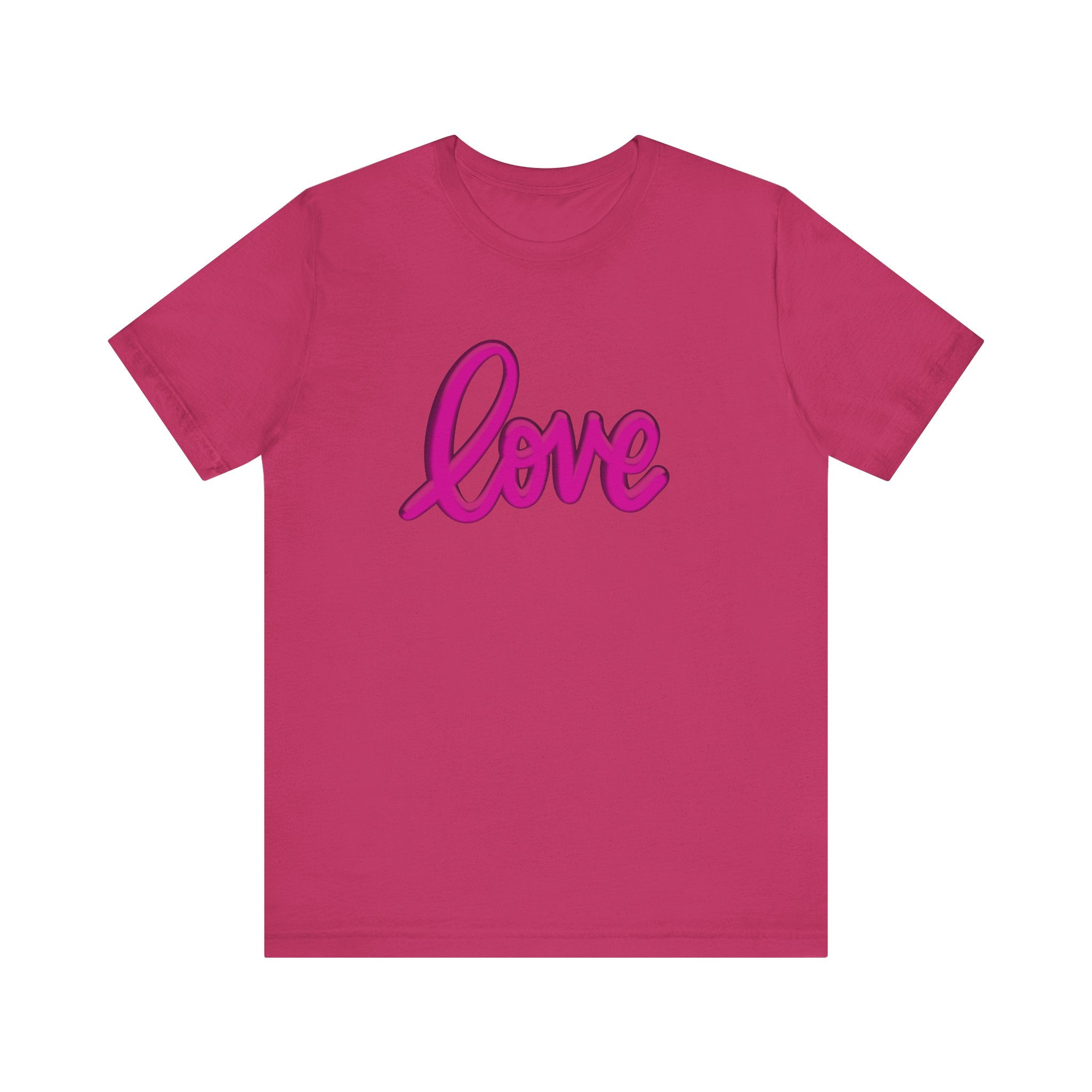 Love Pink Short Sleeve Tee - Unisex Jersey T-Shirt for Awareness & Everyday Comfort
