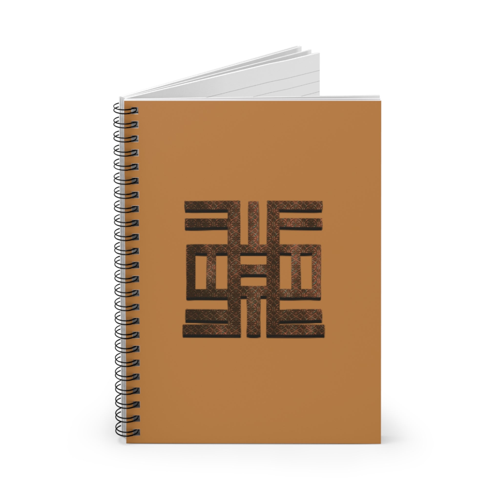 ADINKRA Spiral Notebook - Ruled Line