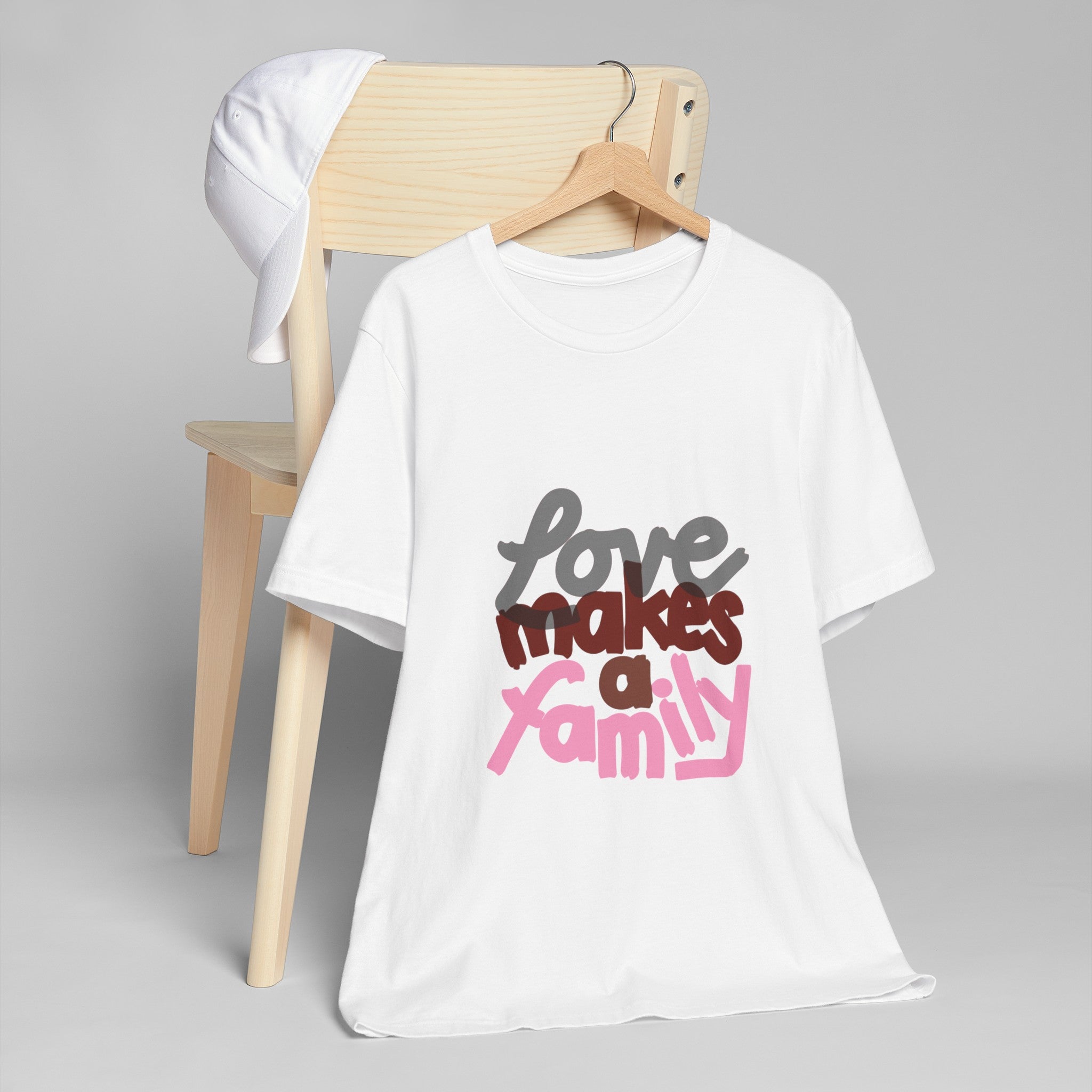 LOVE MAKES A FAMILY Unisex Jersey T-Shirt