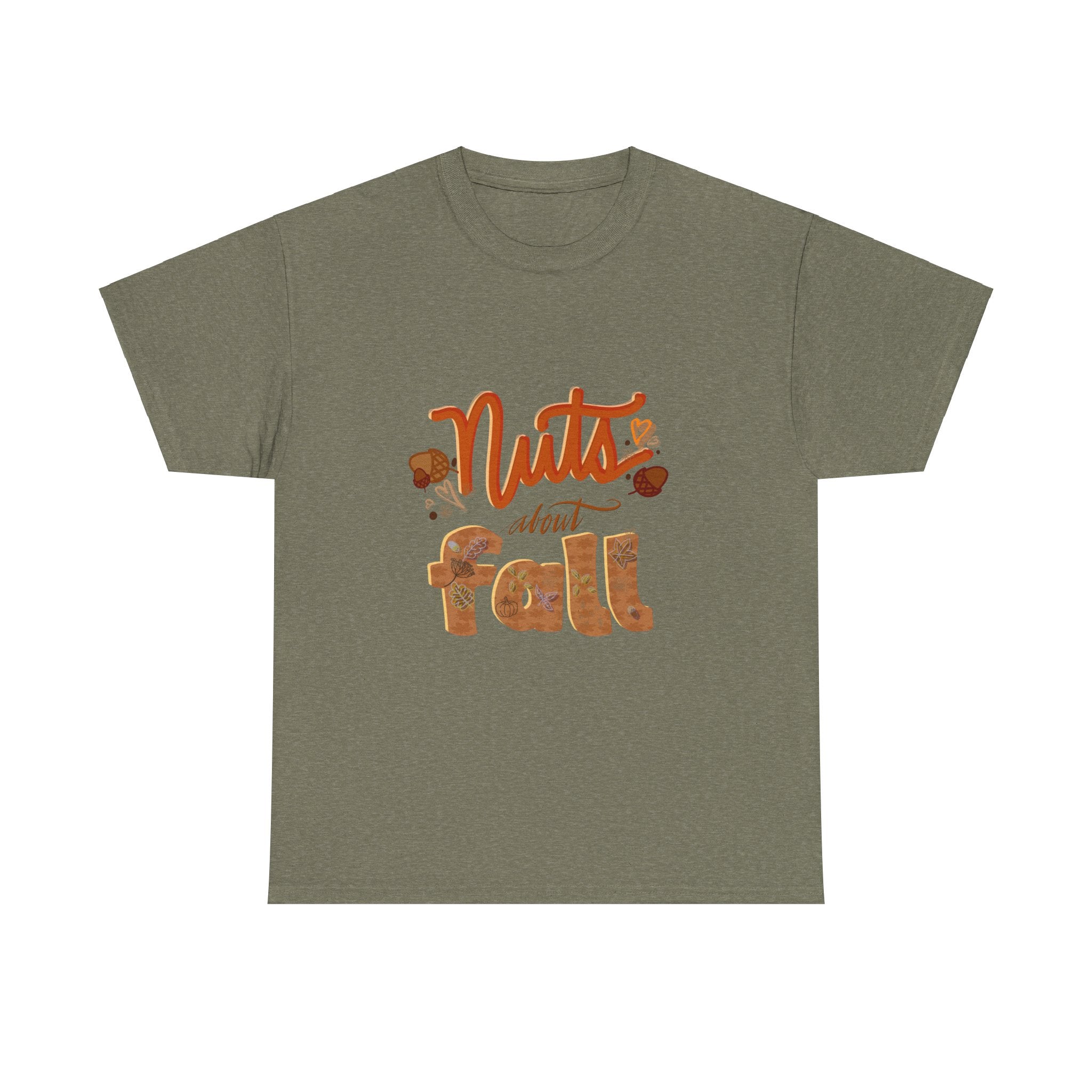 NUTS ABOUT FALL Unisex Heavy Cotton Tee