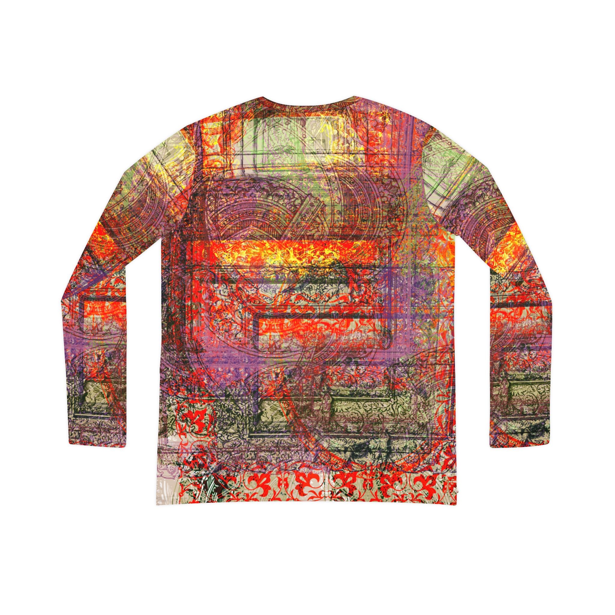 Women's Long Sleeve V-neck Shirt (AOP)