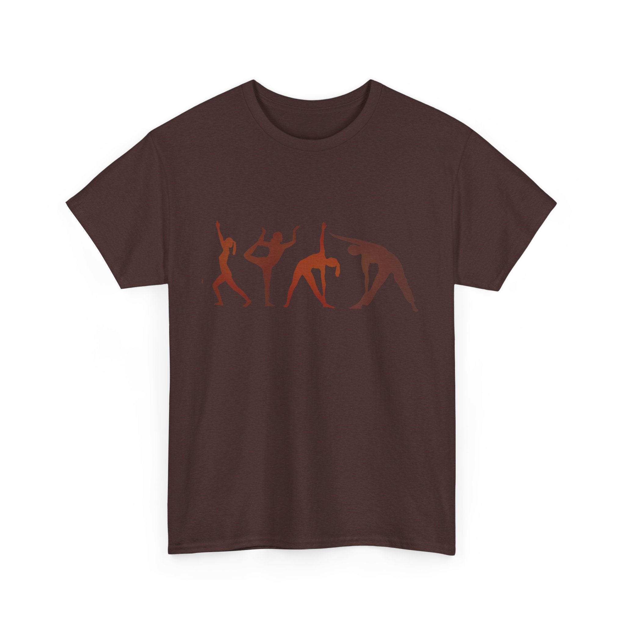 Yoga Pose Unisex Heavy Cotton Tee – Soft & Stylish Fitness Shirt