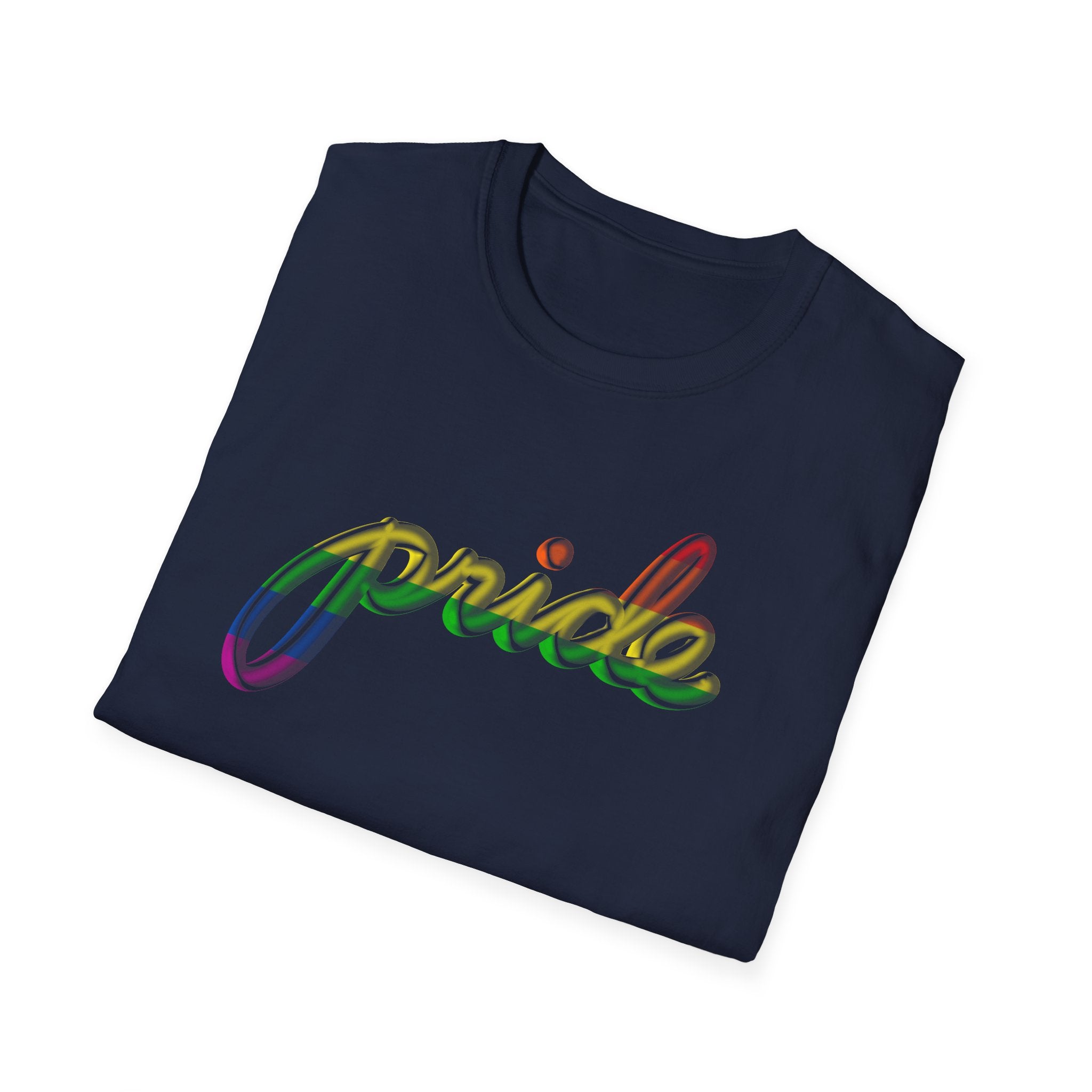 PRIDE BALLOON LETTERING Unisex Softstyle T-Shirt