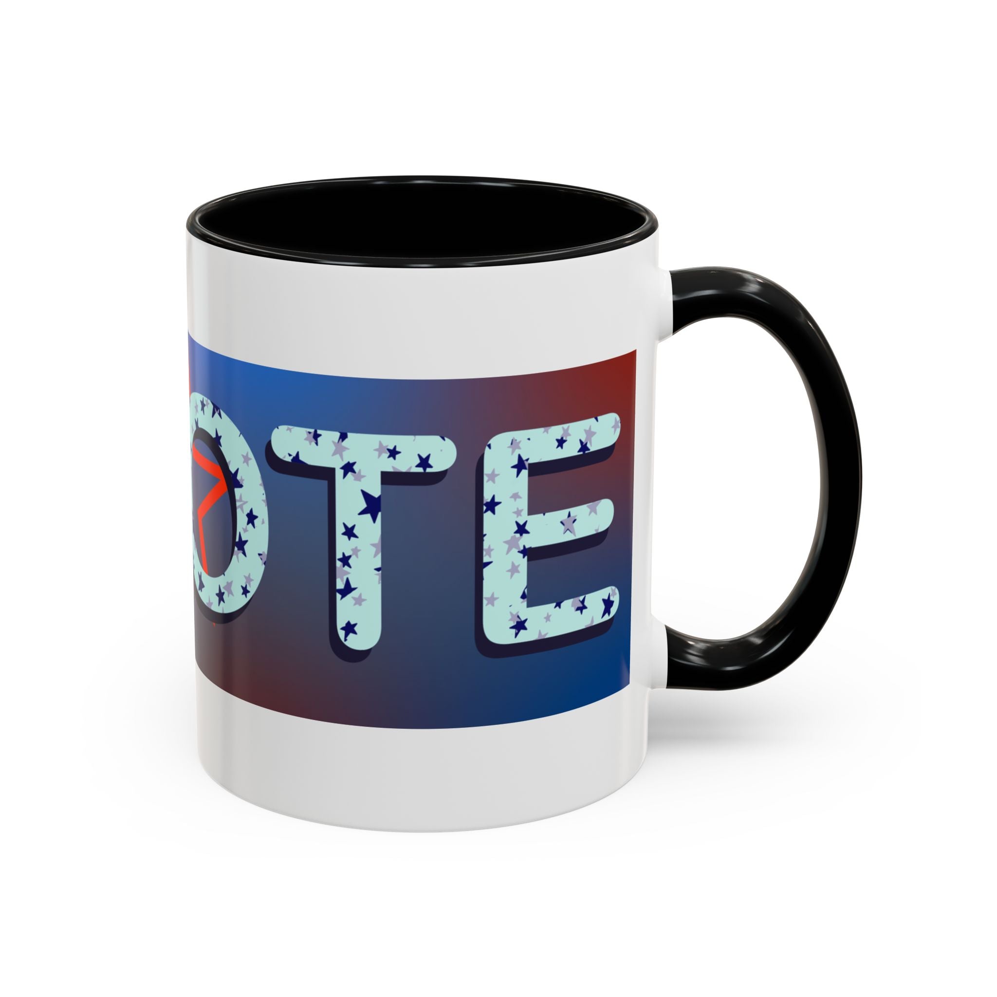 Mug - Hand-drawn AMERICAN VALUES Design Coffee Mug (11oz)