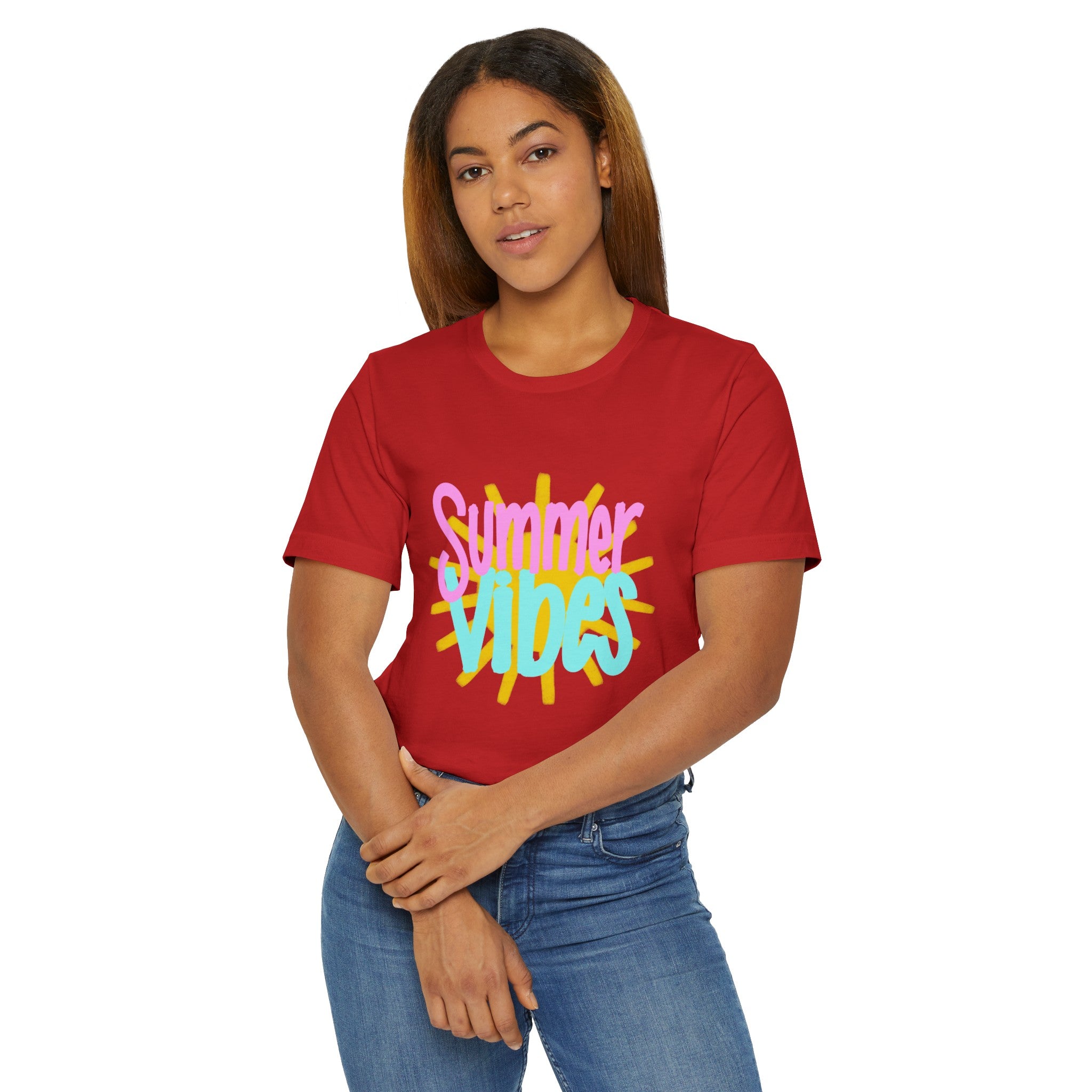 SUMMER VIBES Unisex Jersey Short Sleeve Tee
