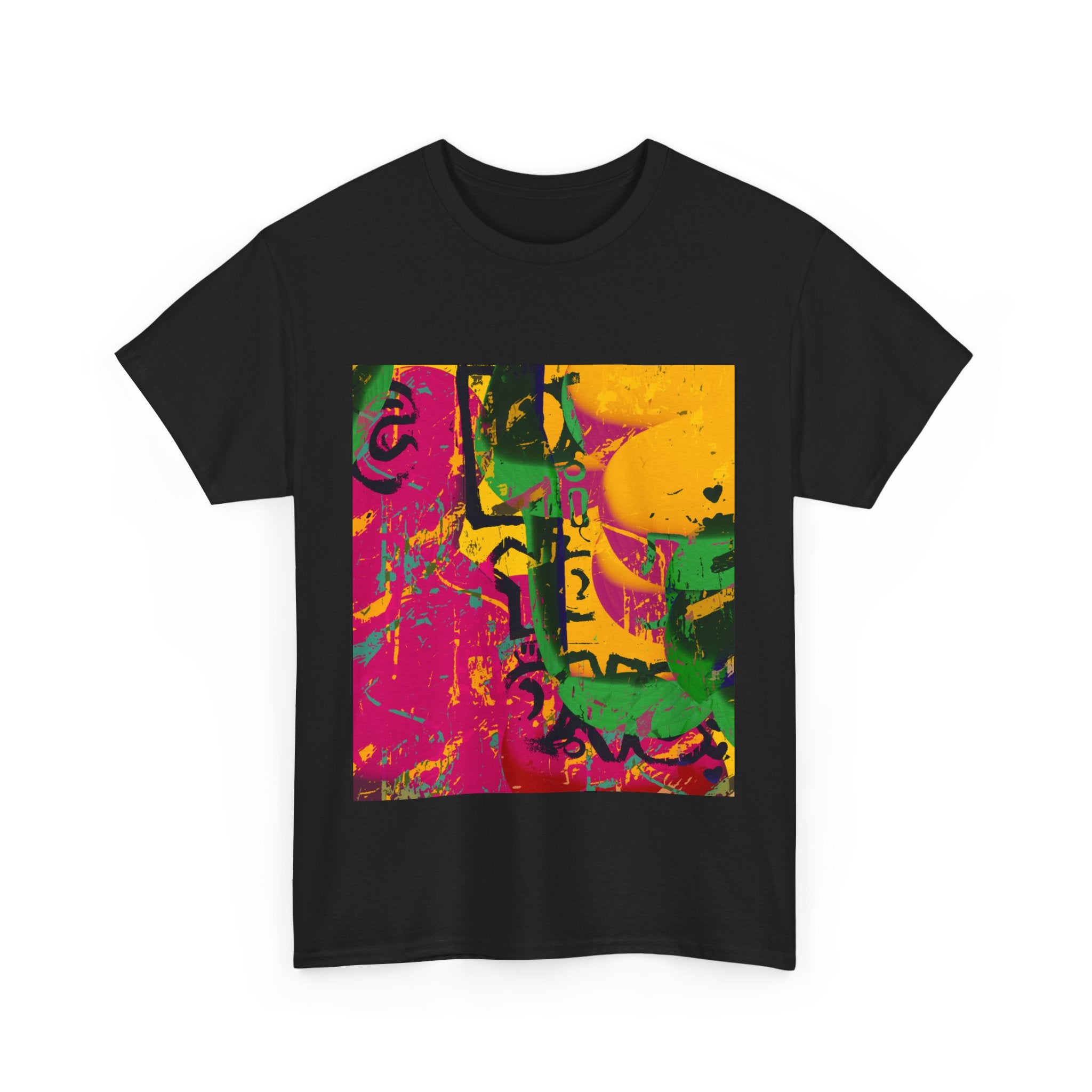 Vibrant Abstract Art Unisex Heavy Cotton Tee
