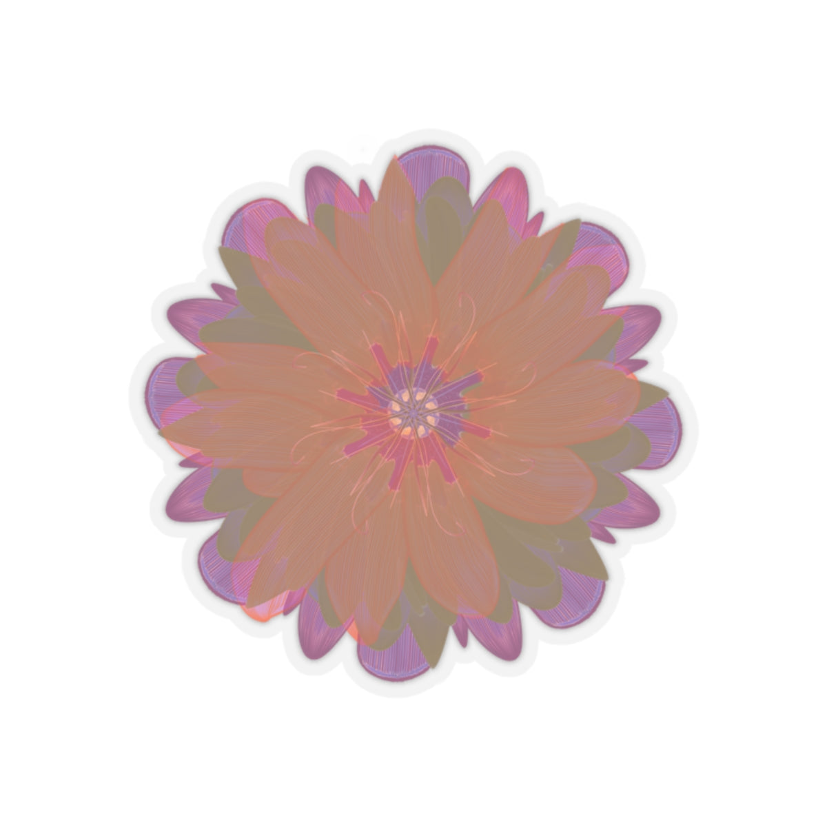 FAB FLOWER Kiss-Cut Stickers