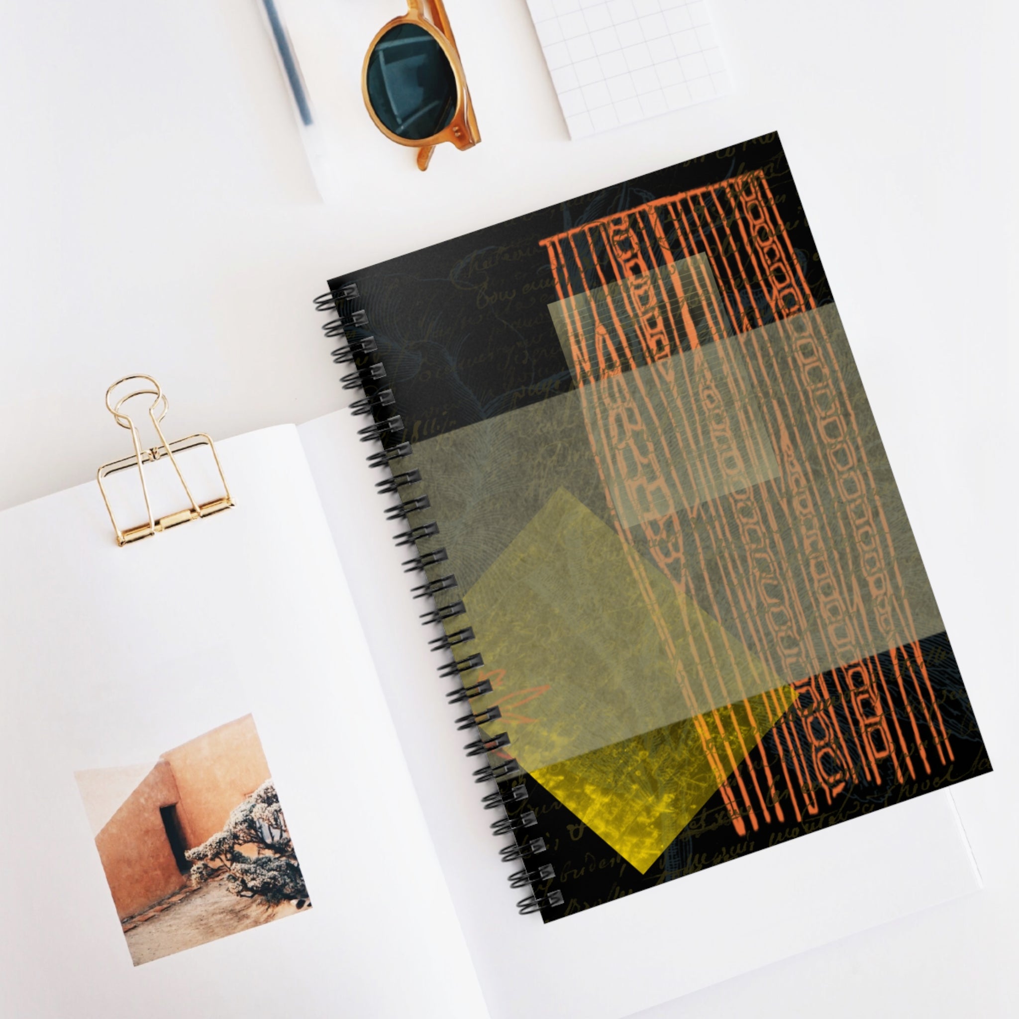 ANCIENT PATTERNS Spiral Notebook - Ruled Line