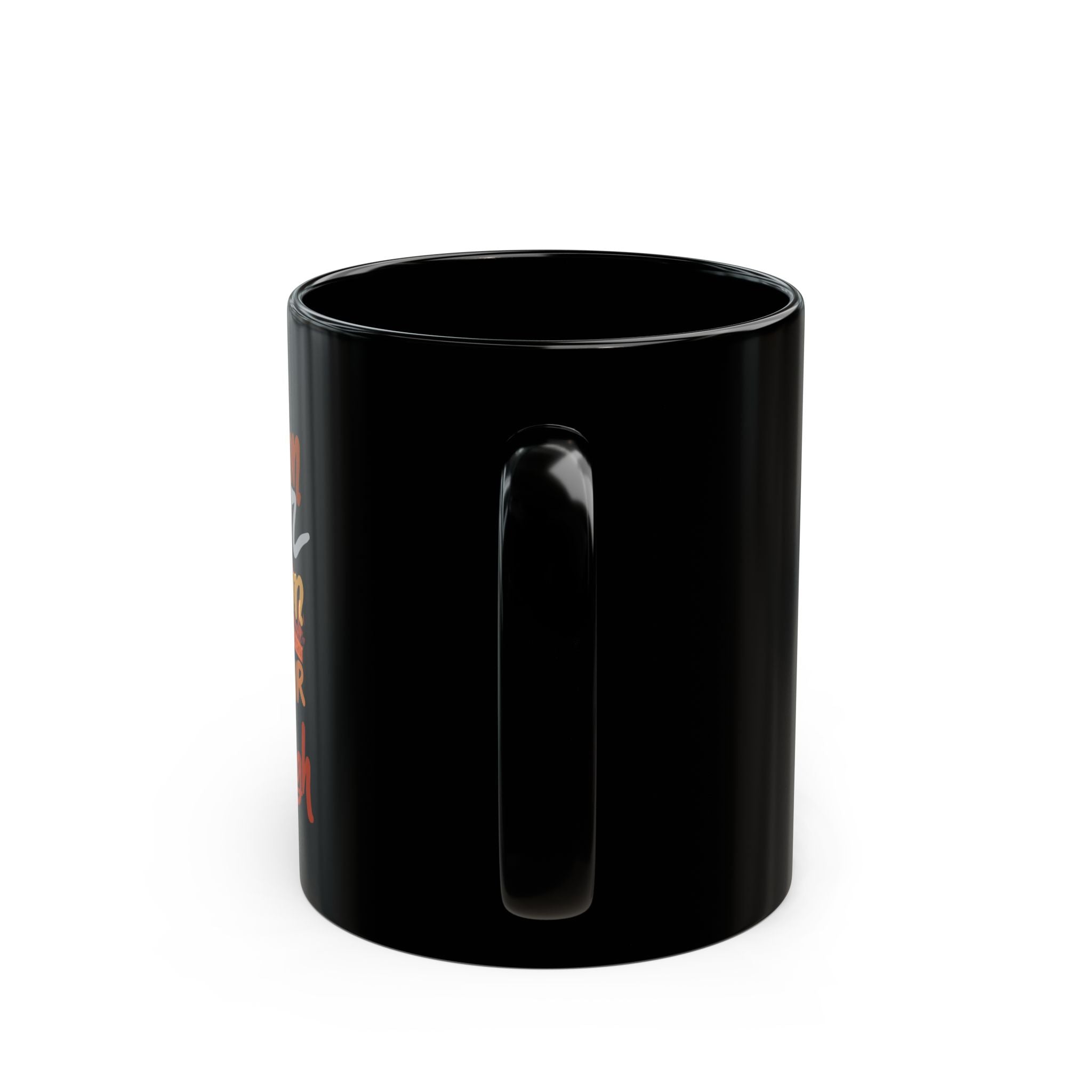 STRAIGHTEN YOUR CROWN Black Mug (11oz)
