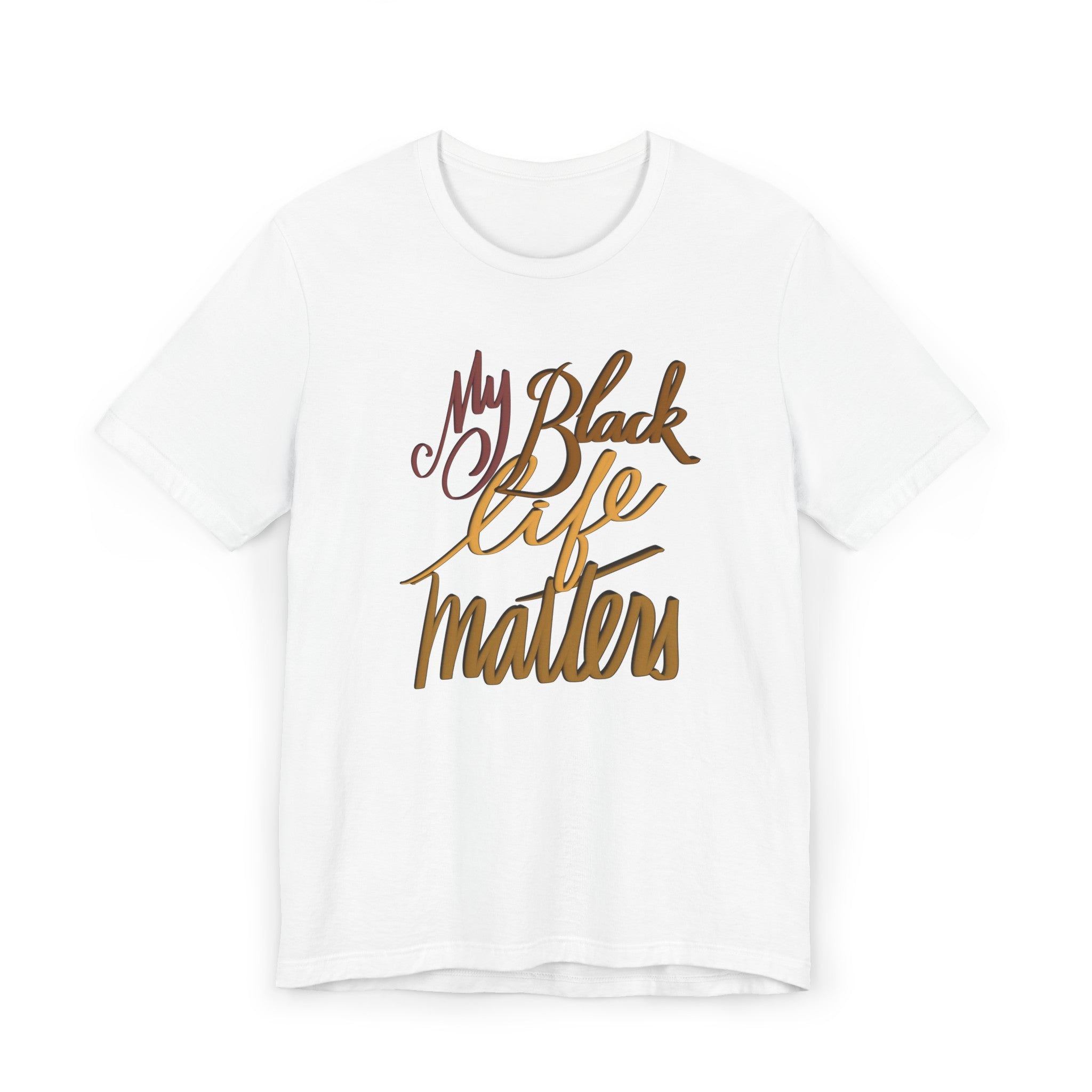 MY BLACK LIFE MATTERS Unisex Jersey Short Sleeve Tee