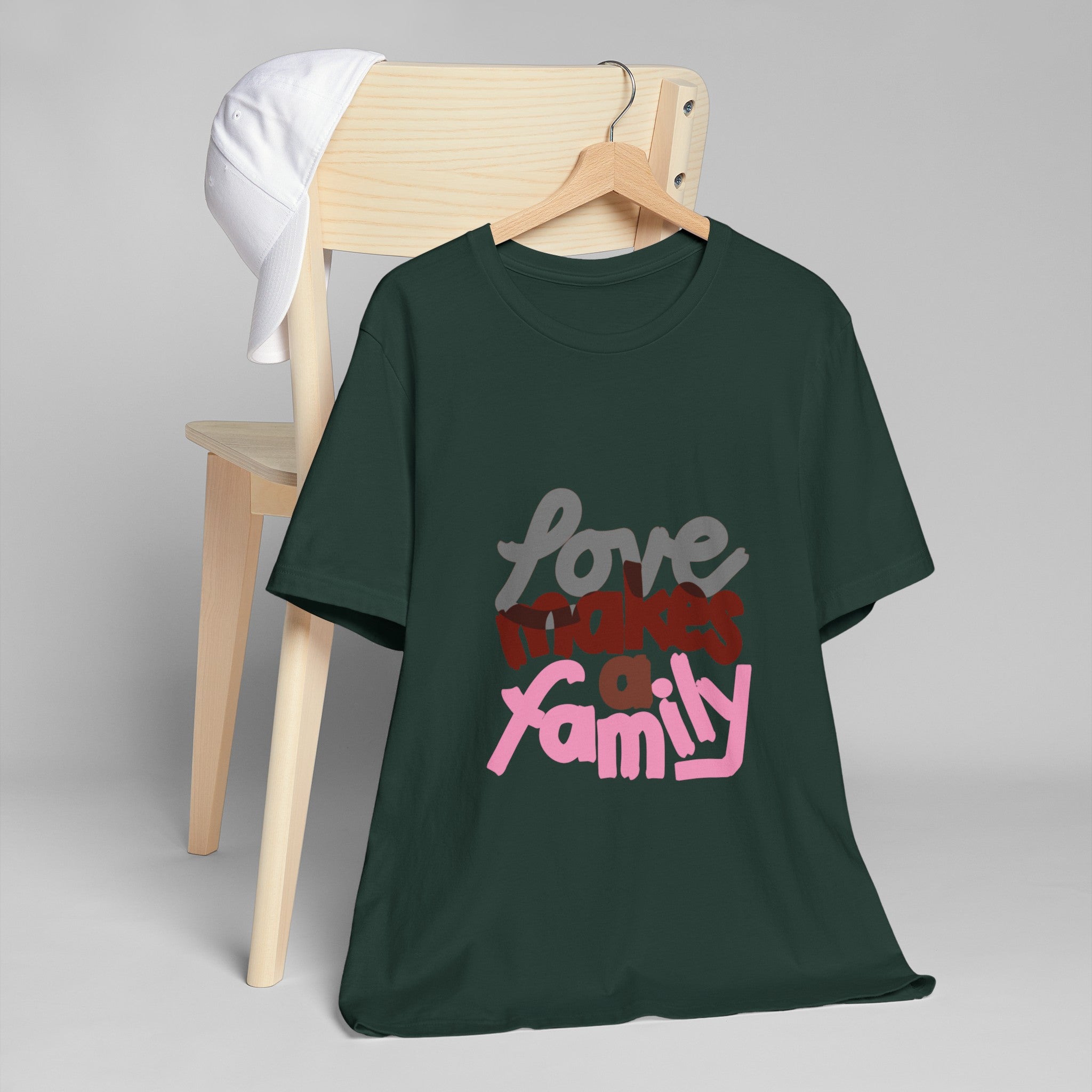 LOVE MAKES A FAMILY Unisex Jersey T-Shirt
