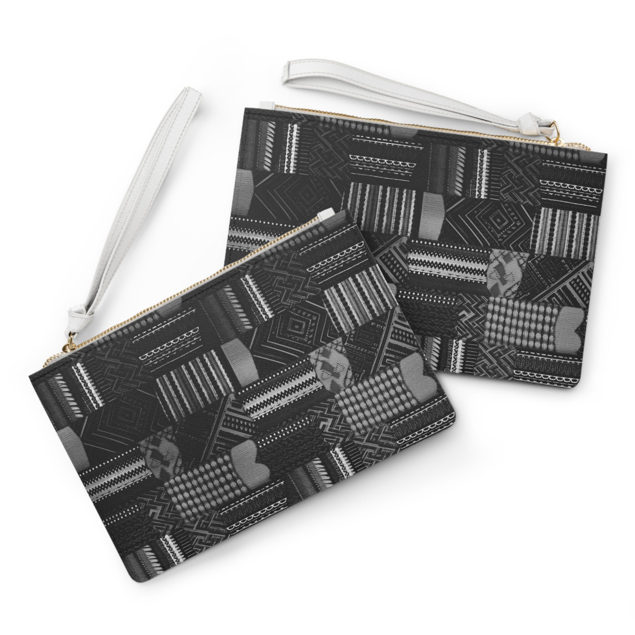 BLACK AND WHITE Clutch Bag