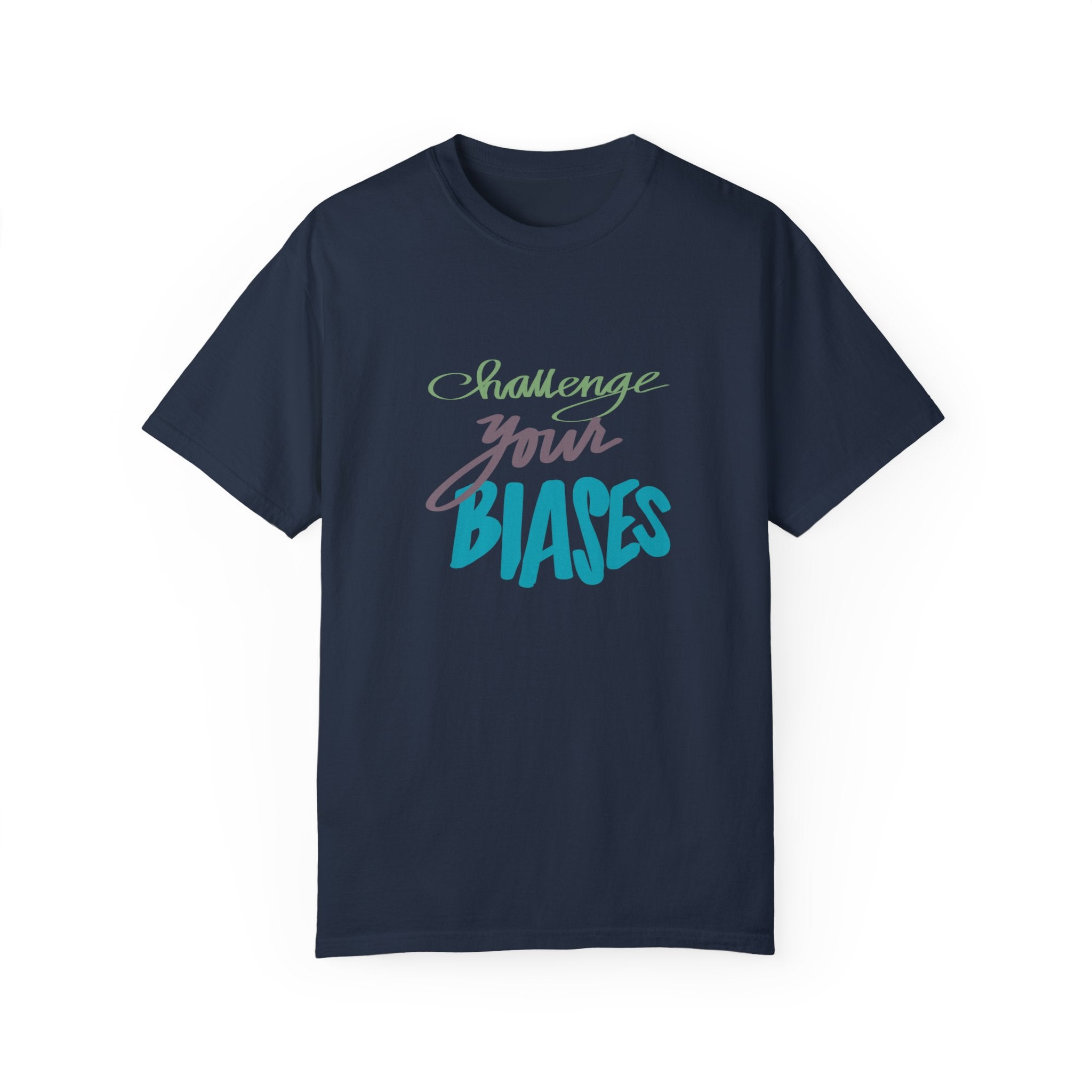 CHALLENGE BIASES Unisex Garment-Dyed T-shirt