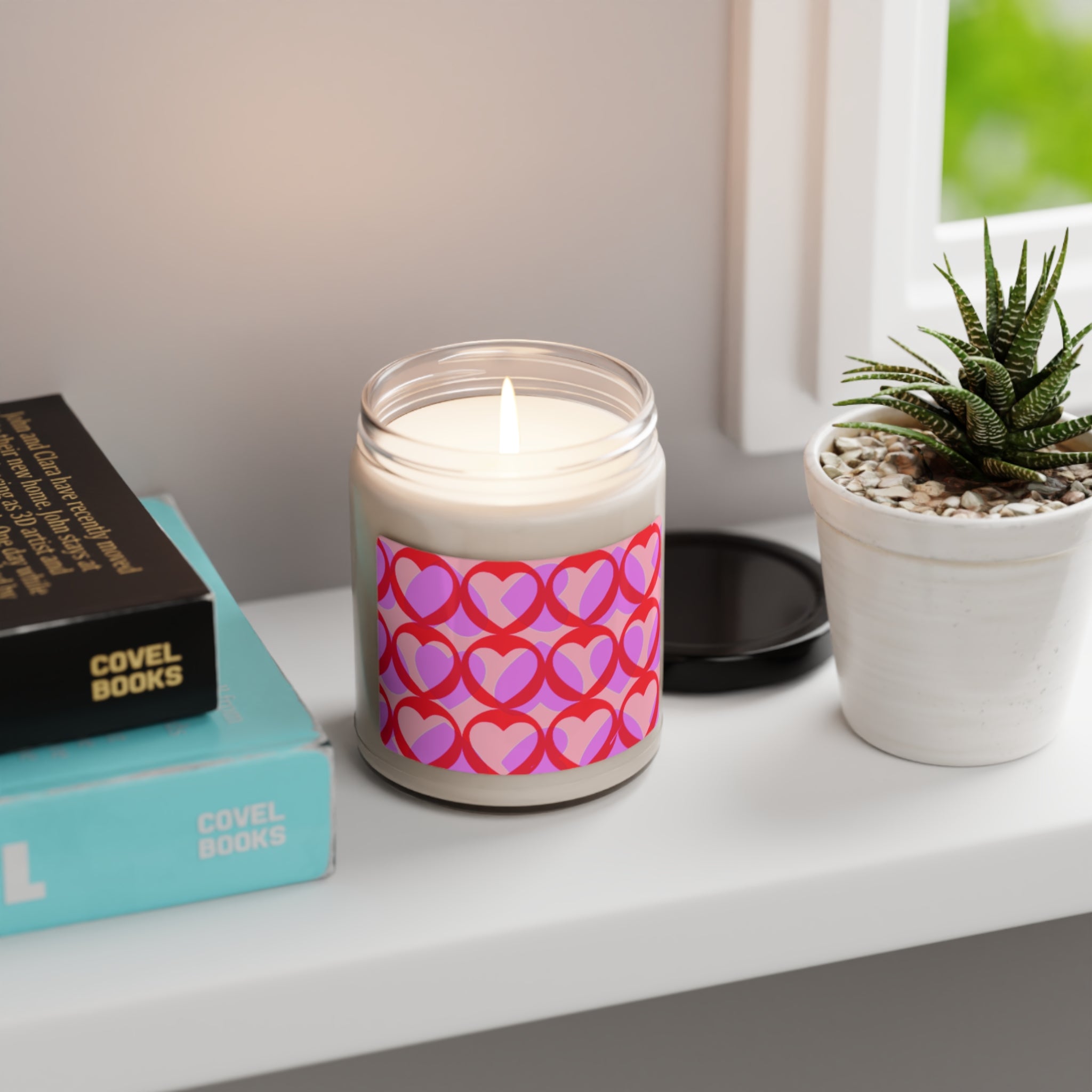 LOVE CANDLE Scented Soy Candle, 9oz