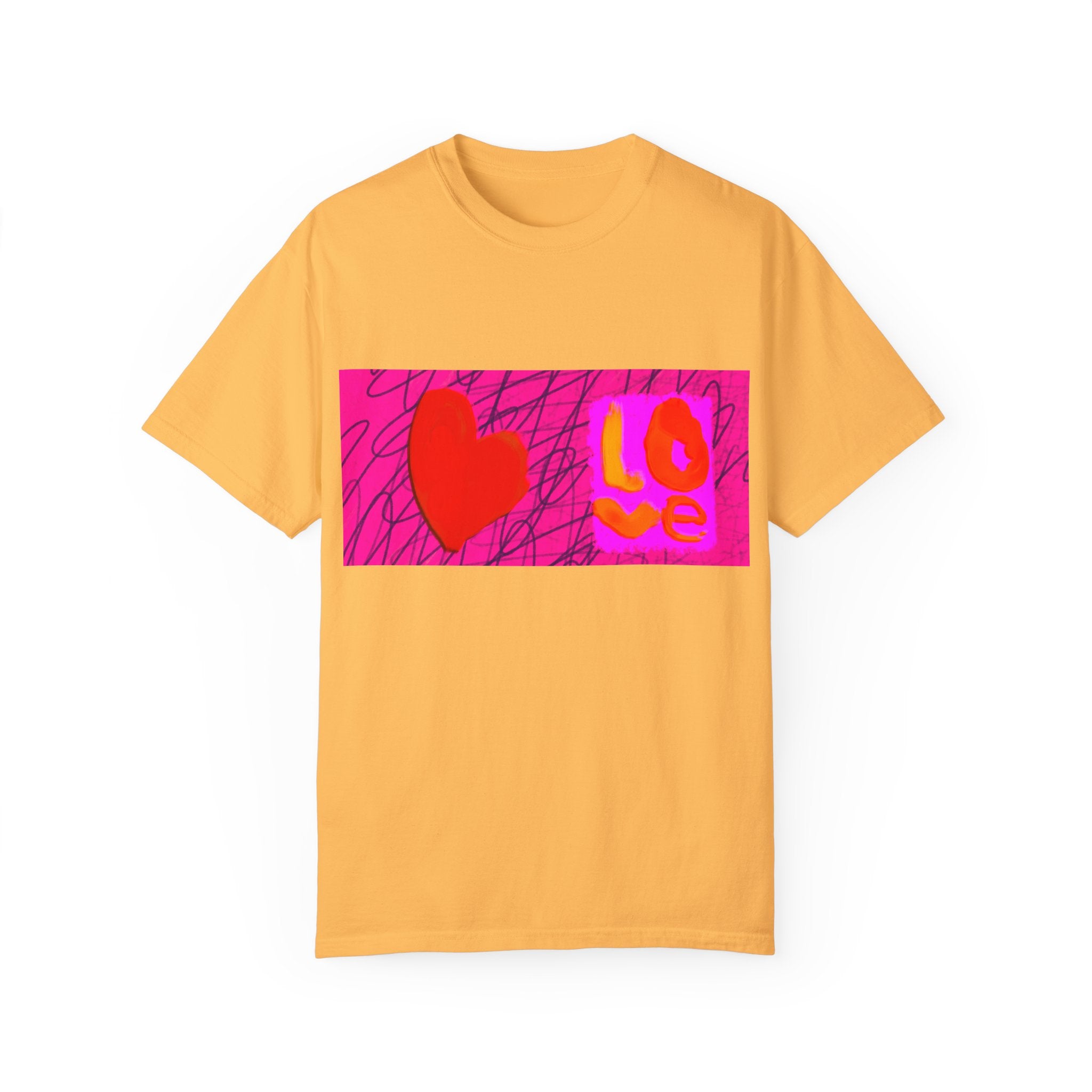 Love Vibes Unisex Garment-Dyed T-Shirt