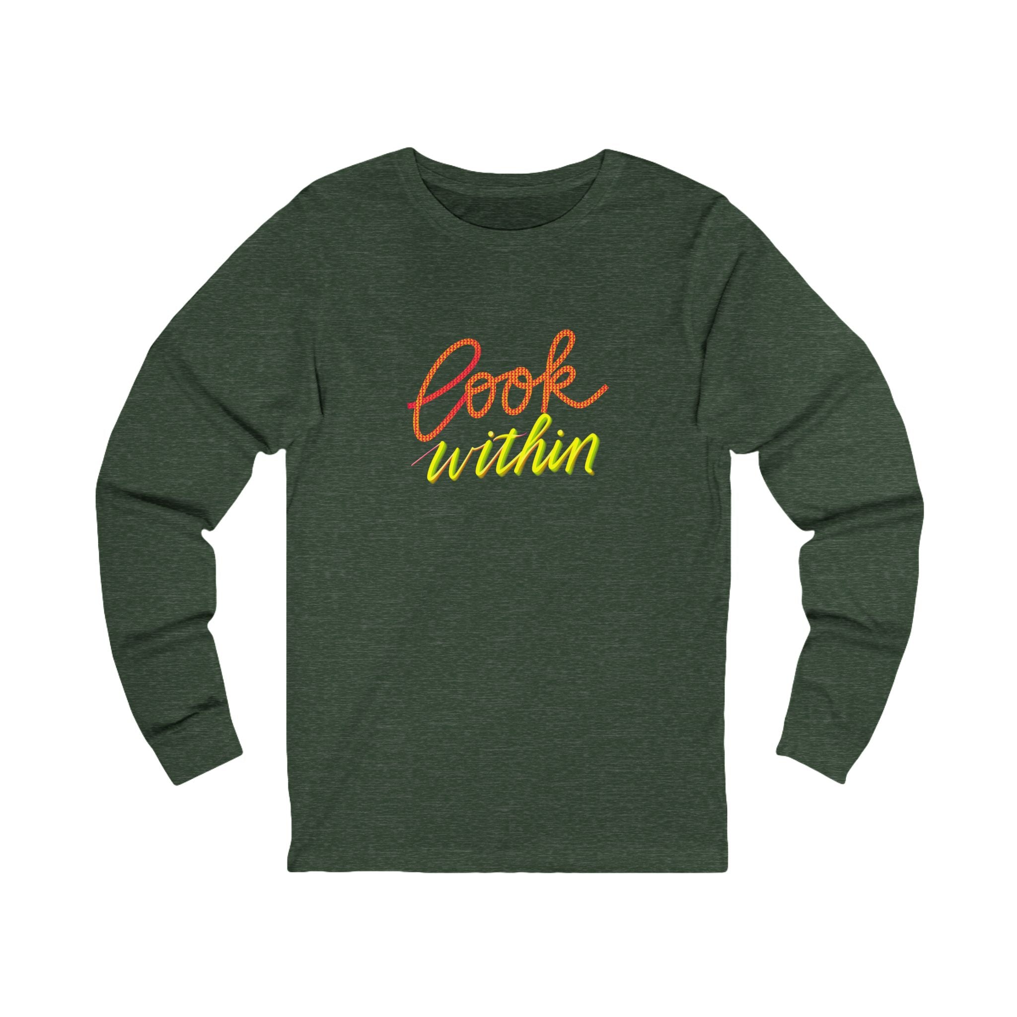 LOOK WITHIN Unisex Jersey Long Sleeve Tee
