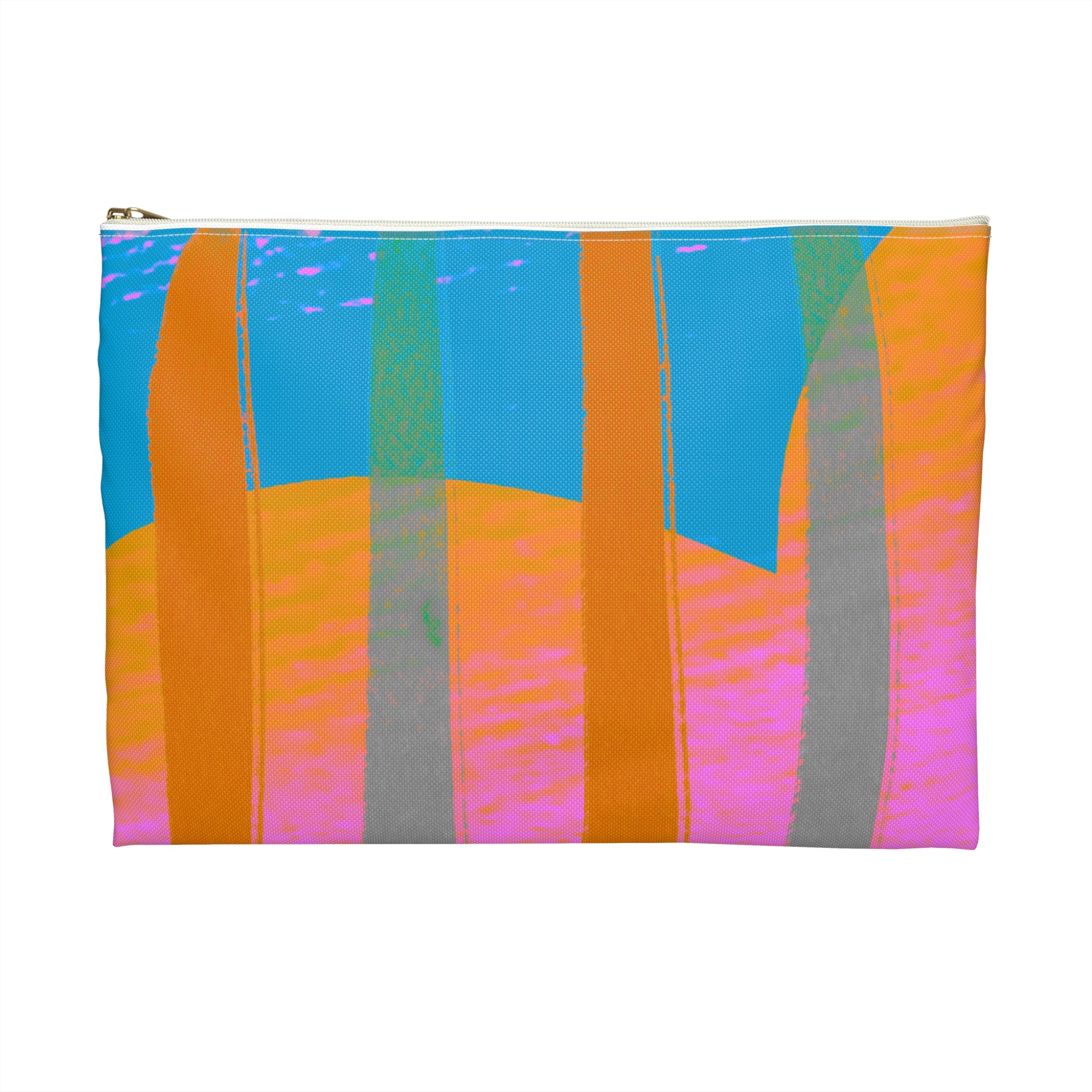 Colorful Abstract Accessory Pouch - Vibrant Art for Fashion & Function