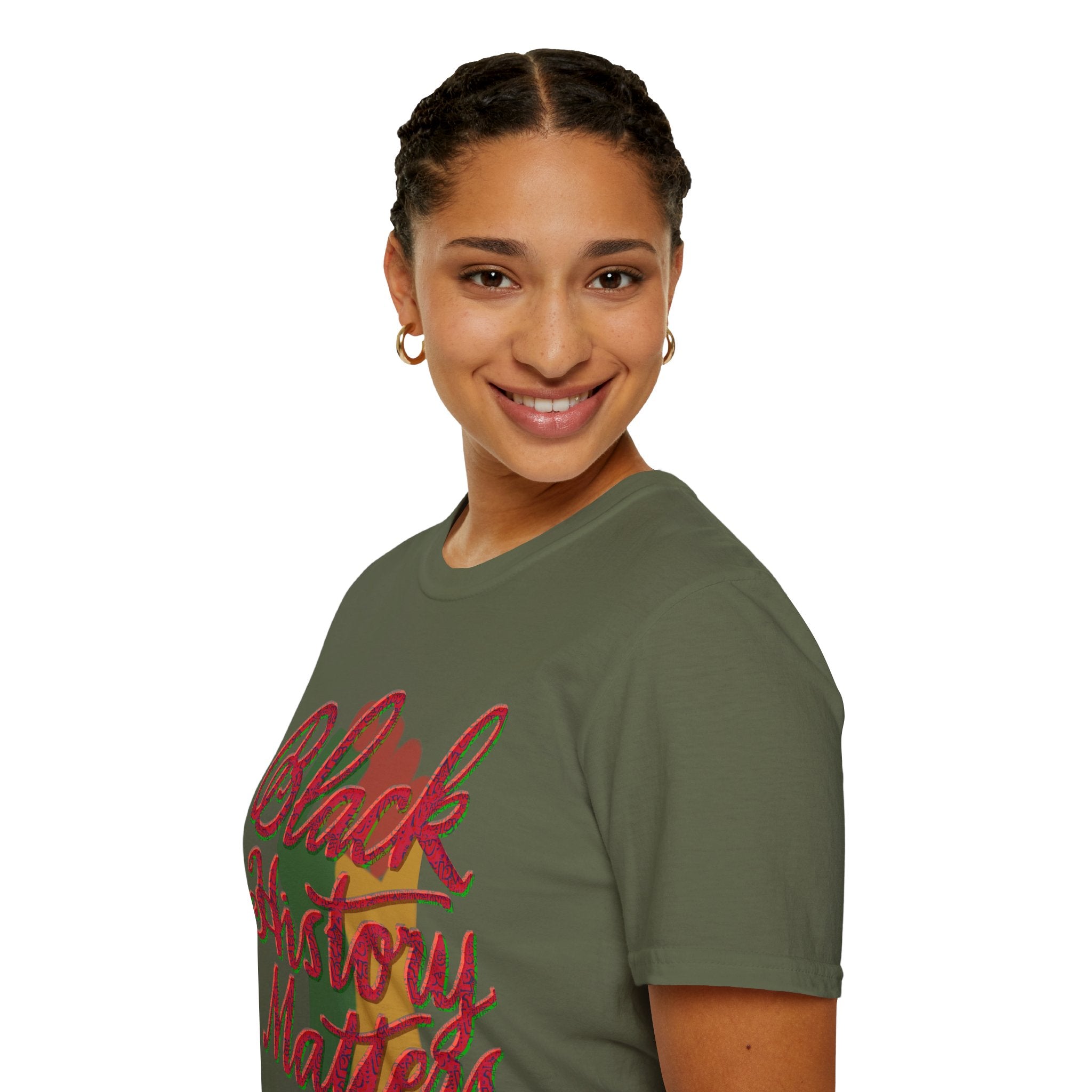 Black History Month Calligraphy T-Shirt