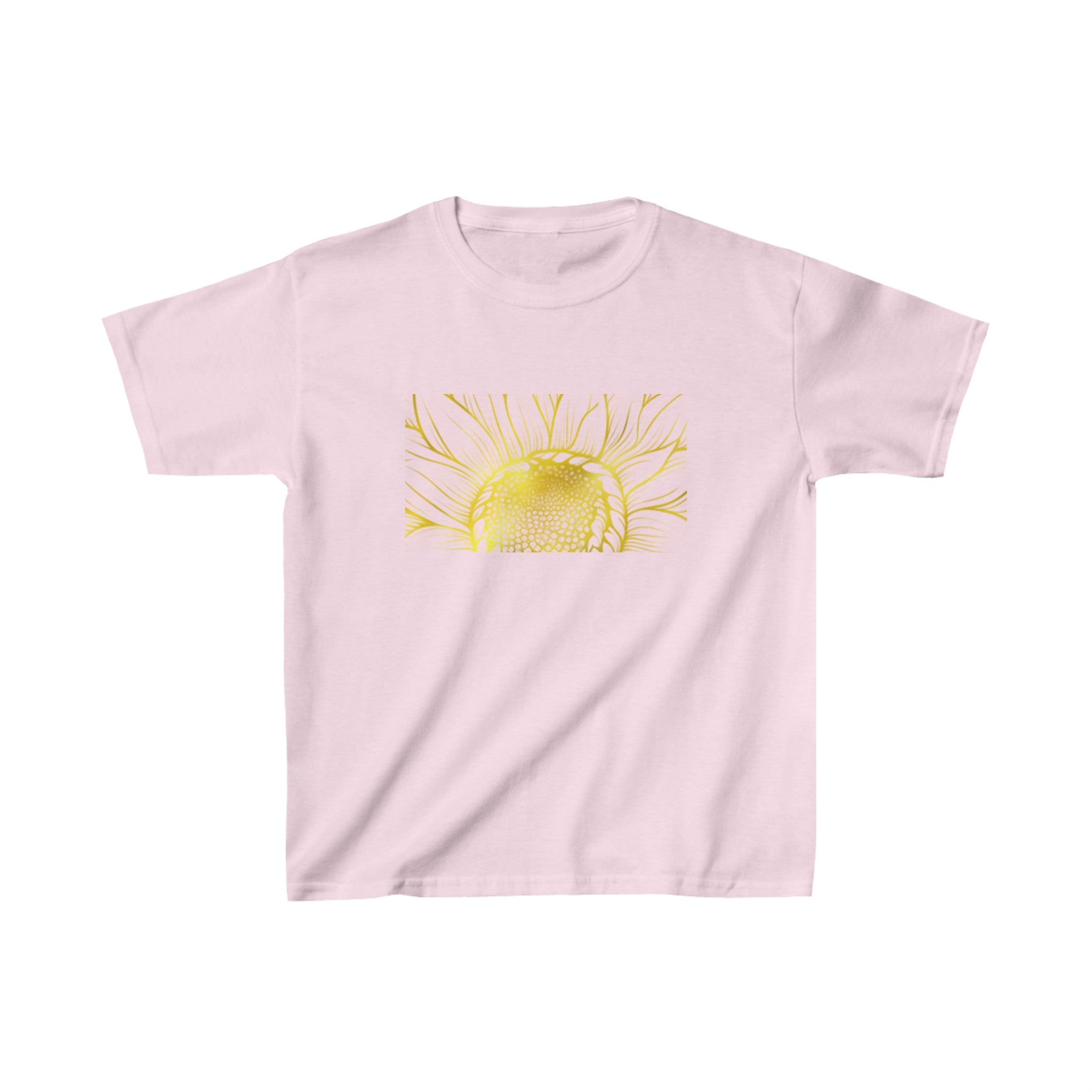 YELLOW FLOWER SUNSHINE Kids Heavy Cotton™ Tee