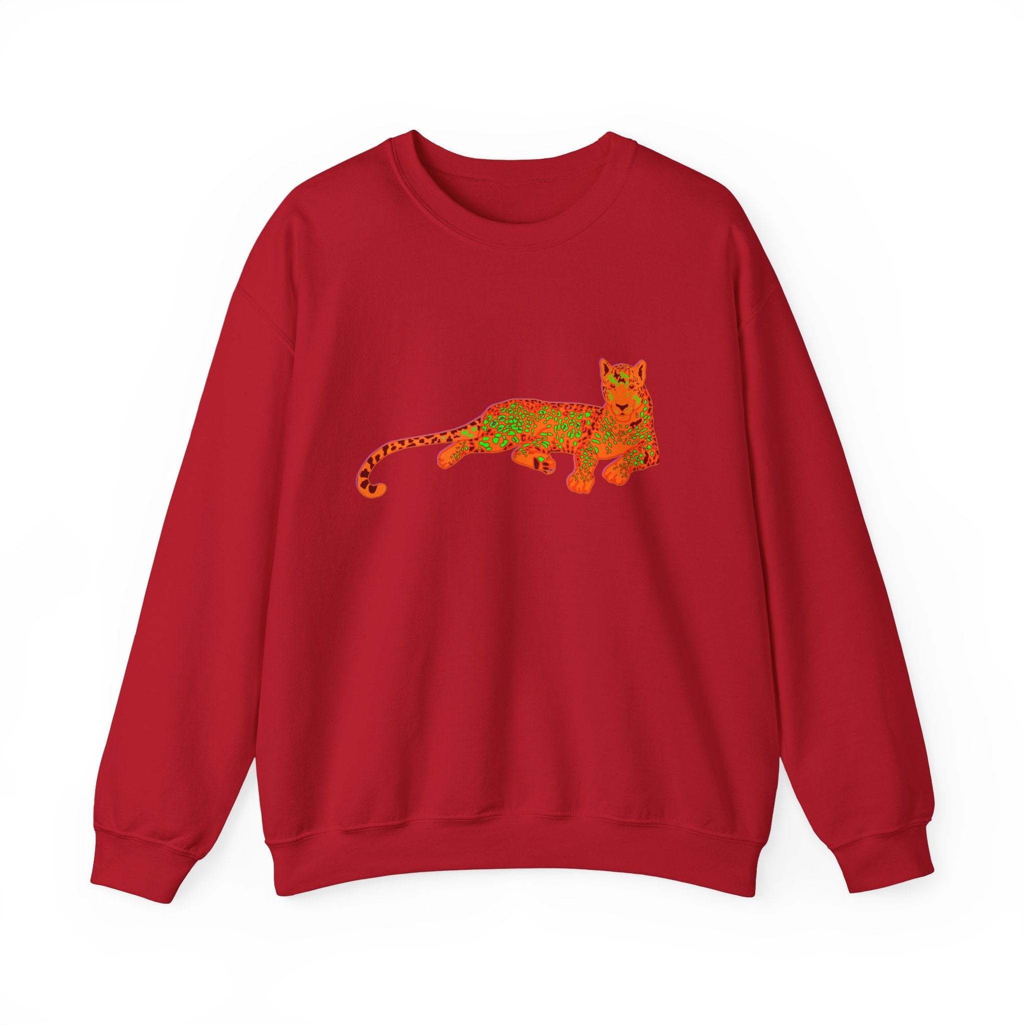 Colorful Leopard Crewneck Sweatshirt