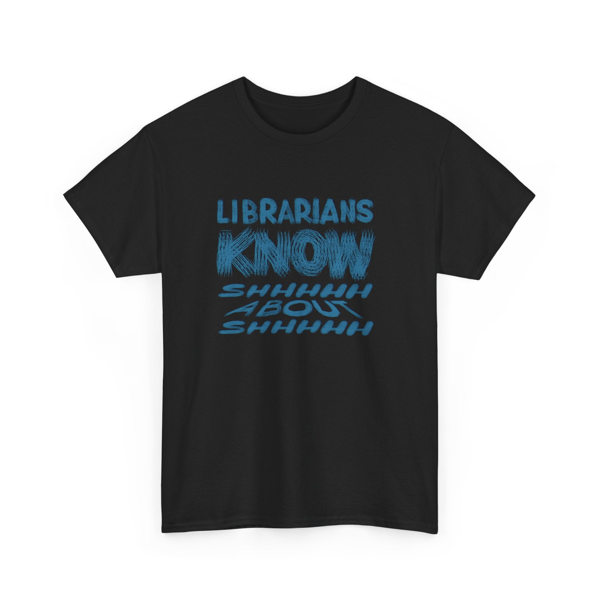 Librarians Know Unisex Heavy Cotton Tee – Perfect Gift for Book Lovers