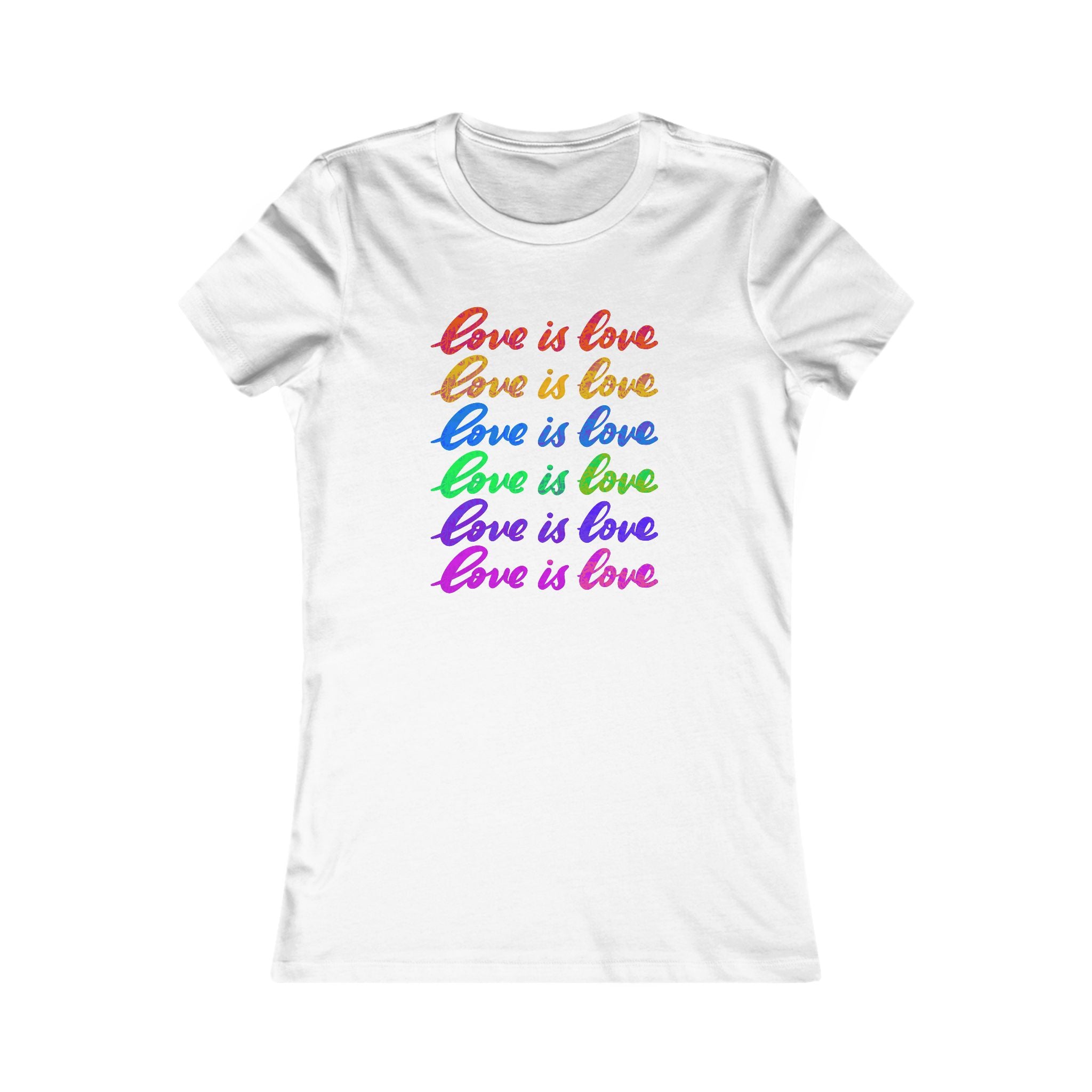 Love is Love Women's Tee - Pride Apparel, LGBTQ Gifts, Casual Wear, Rainbow T-Shirt, Everyday Comfort Fashion