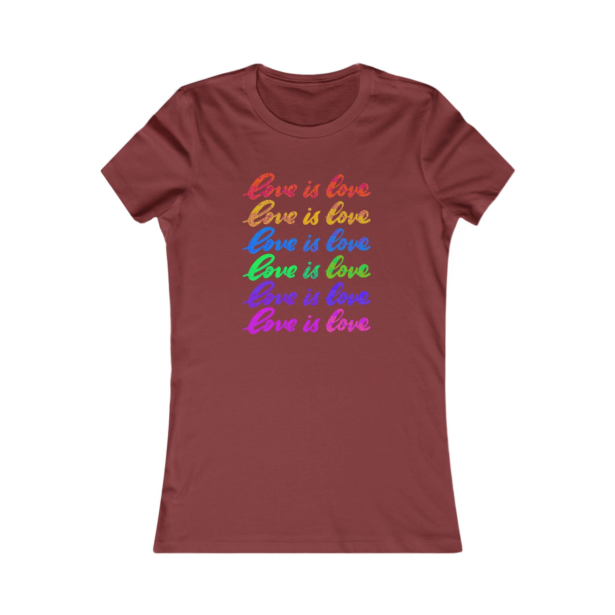 Love is Love Women's Tee - Pride Apparel, LGBTQ Gifts, Casual Wear, Rainbow T-Shirt, Everyday Comfort Fashion