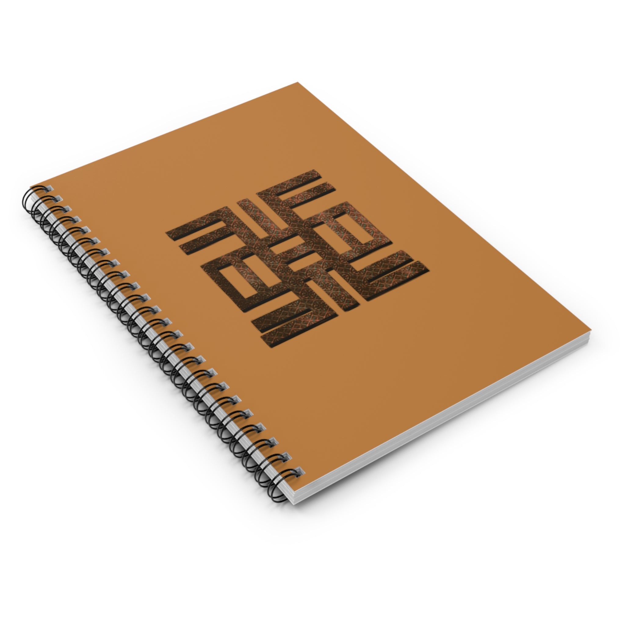 ADINKRA Spiral Notebook - Ruled Line