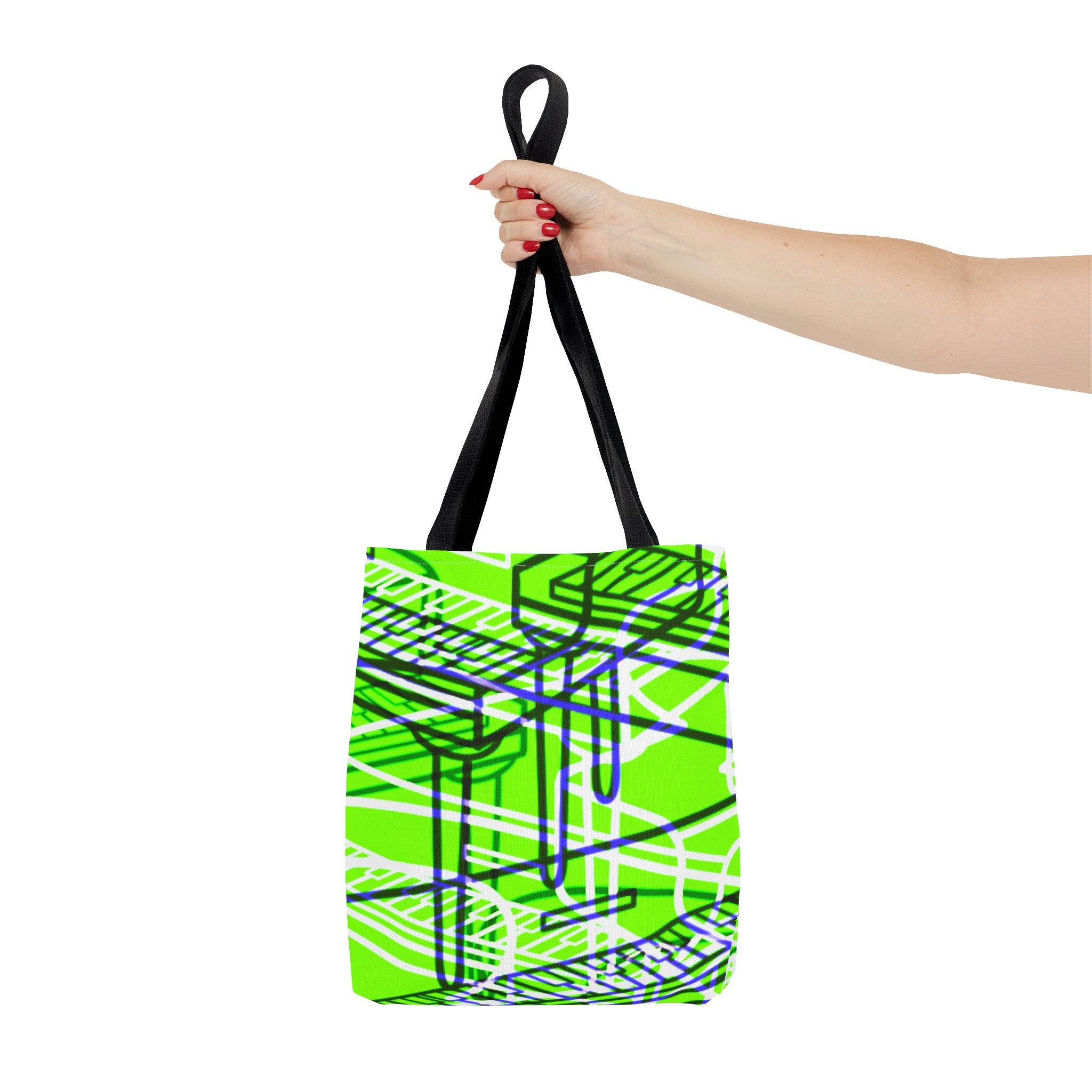 GREEN PIANOS Tote Bag (AOP)