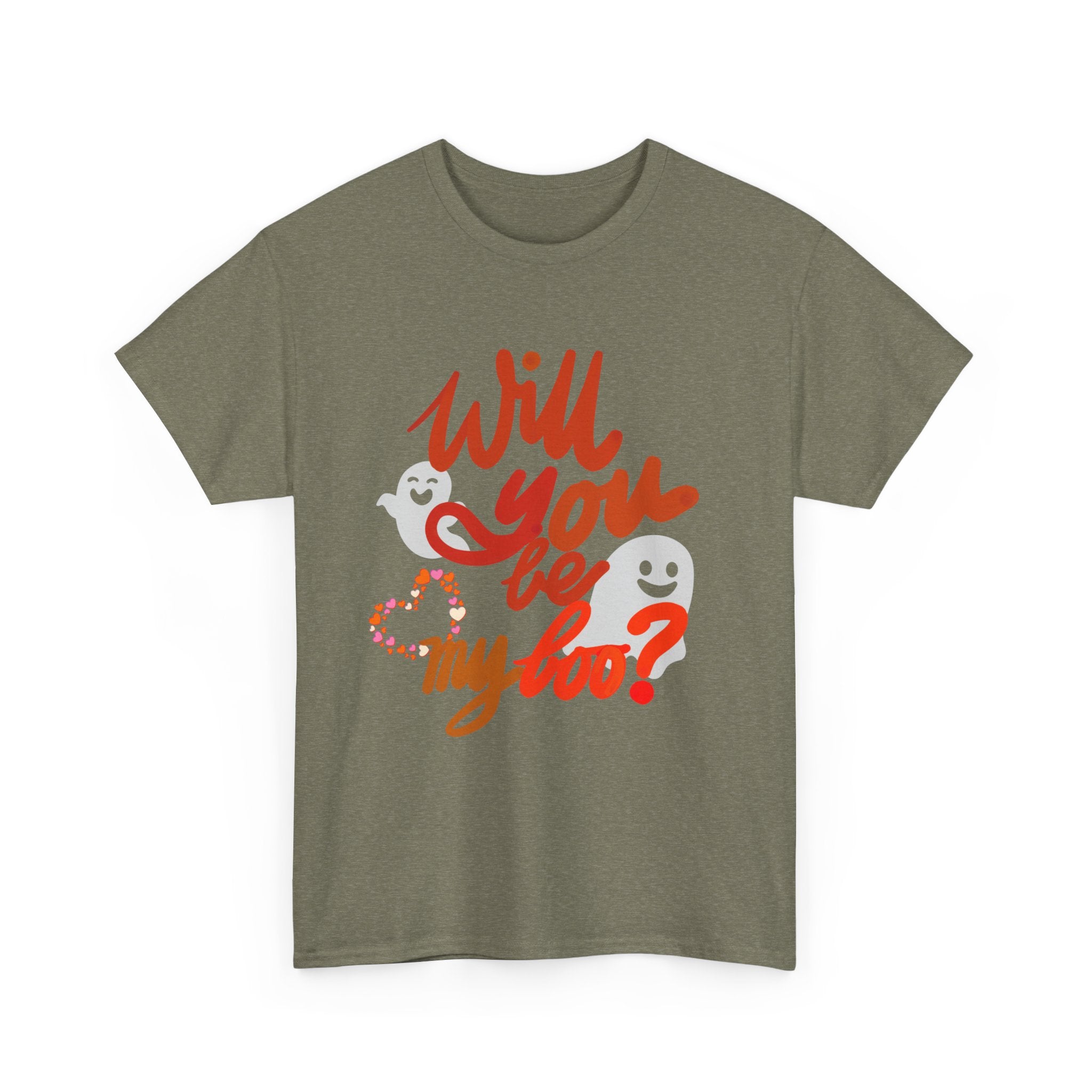 BE MY BOO? Unisex Heavy Cotton Tee