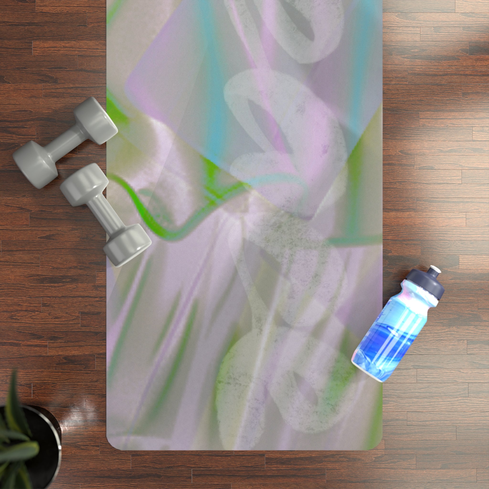 PEACE Rubber Yoga Mat