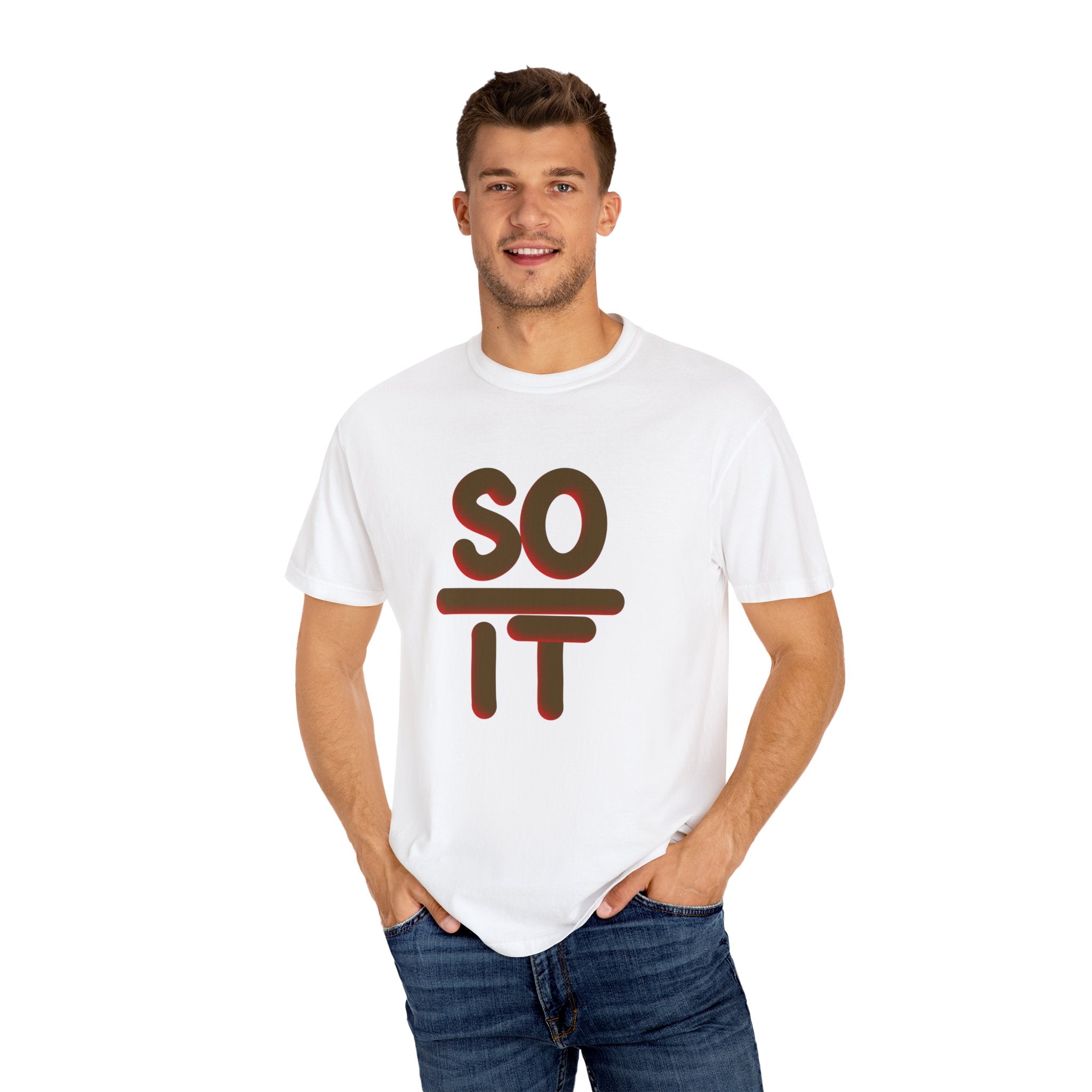 SO OVER IT Unisex Garment-Dyed T-shirt