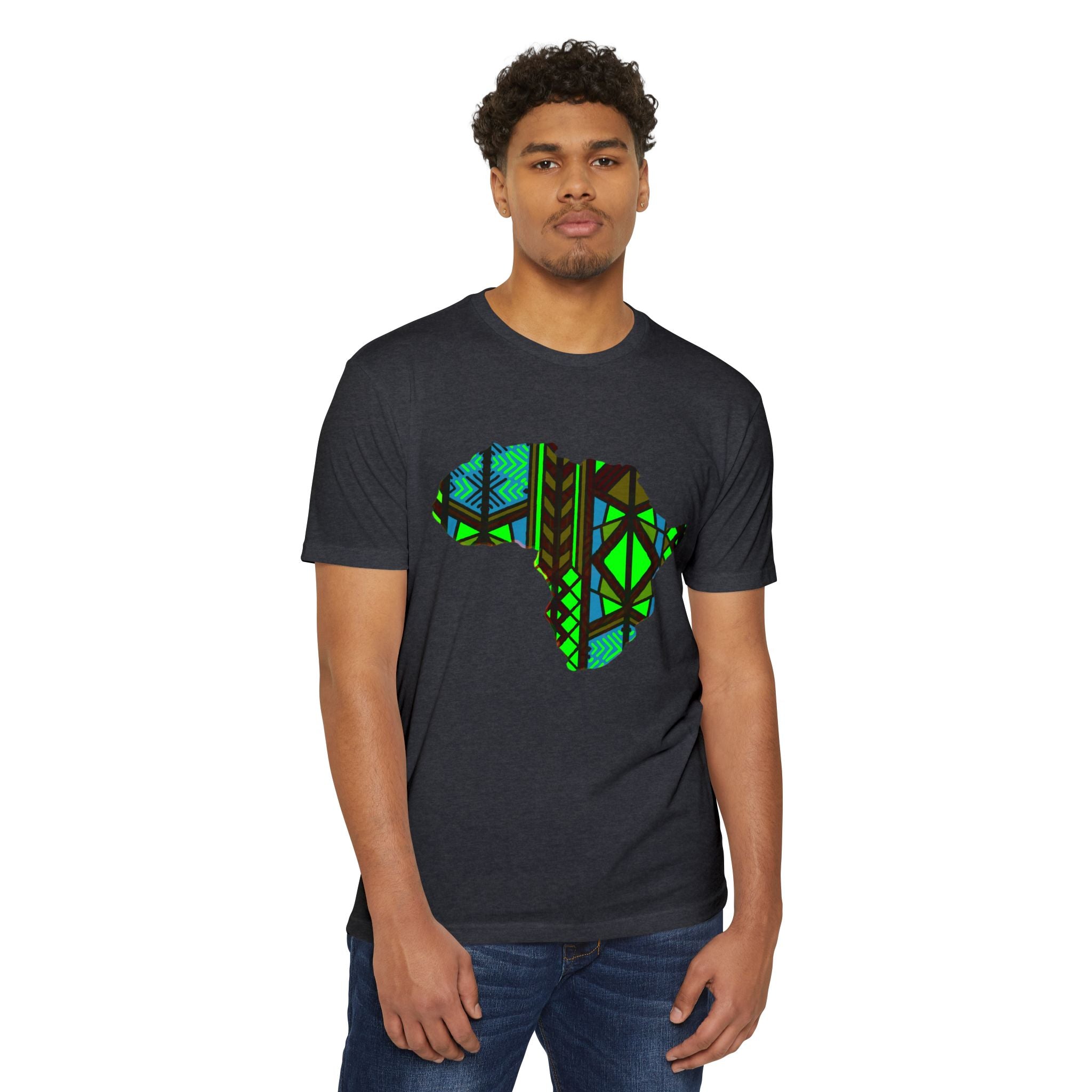 Vibrant African Map Unisex T-Shirt - Celebrate Culture and Heritage