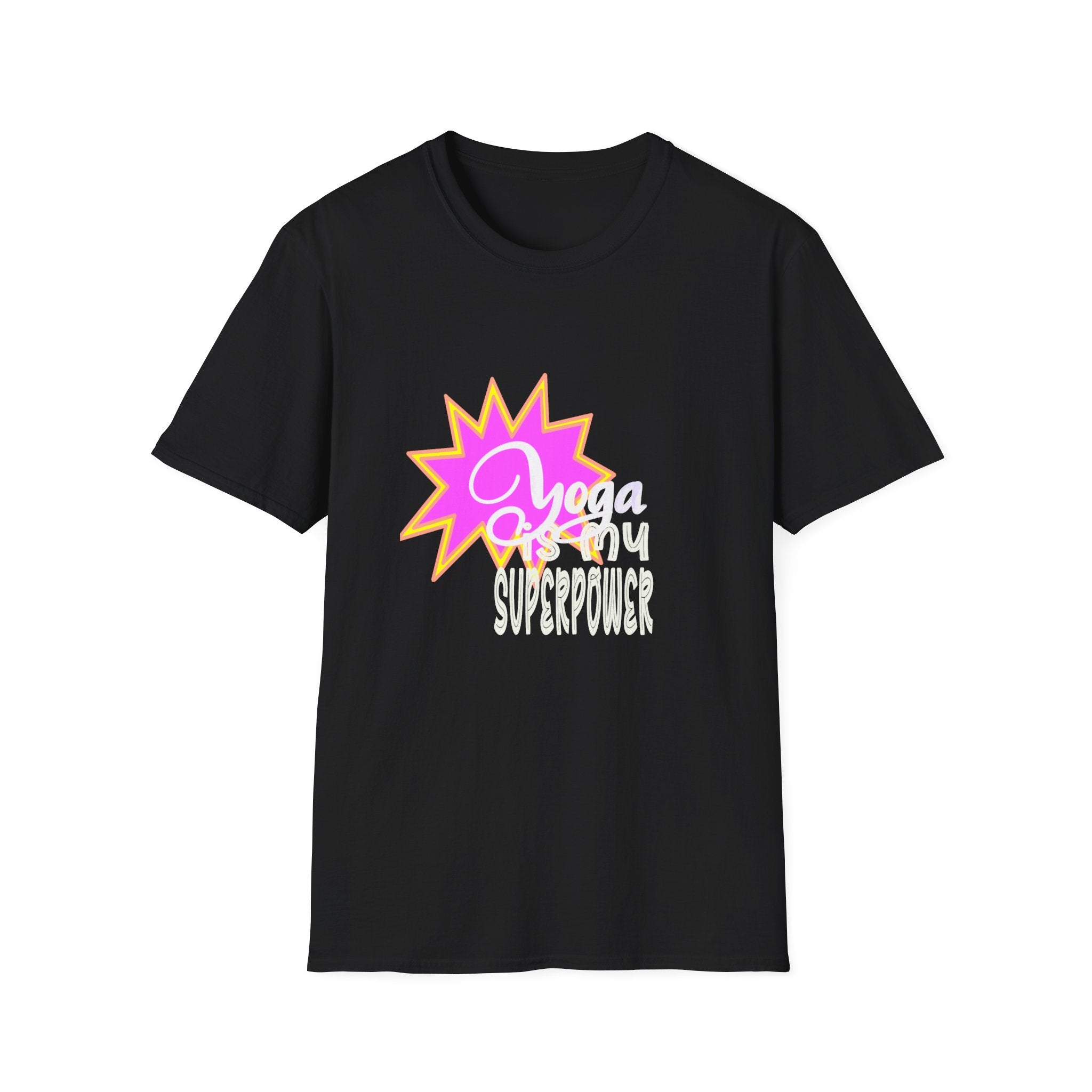 YOGA IS MY SUPERPOWER Unisex Softstyle T-Shirt