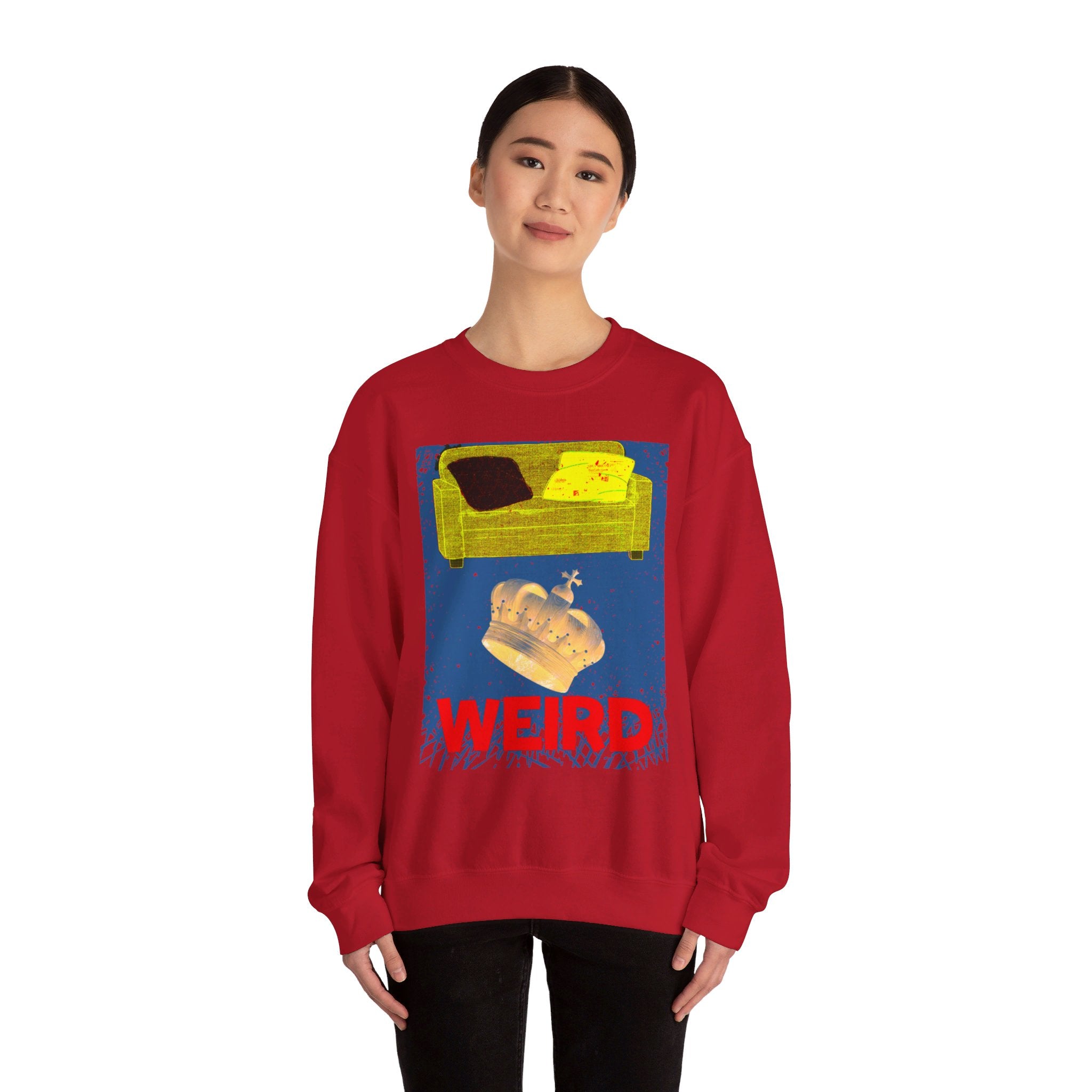 SOFA KING WEIRD Unisex Heavy Blend™ Crewneck Sweatshirt