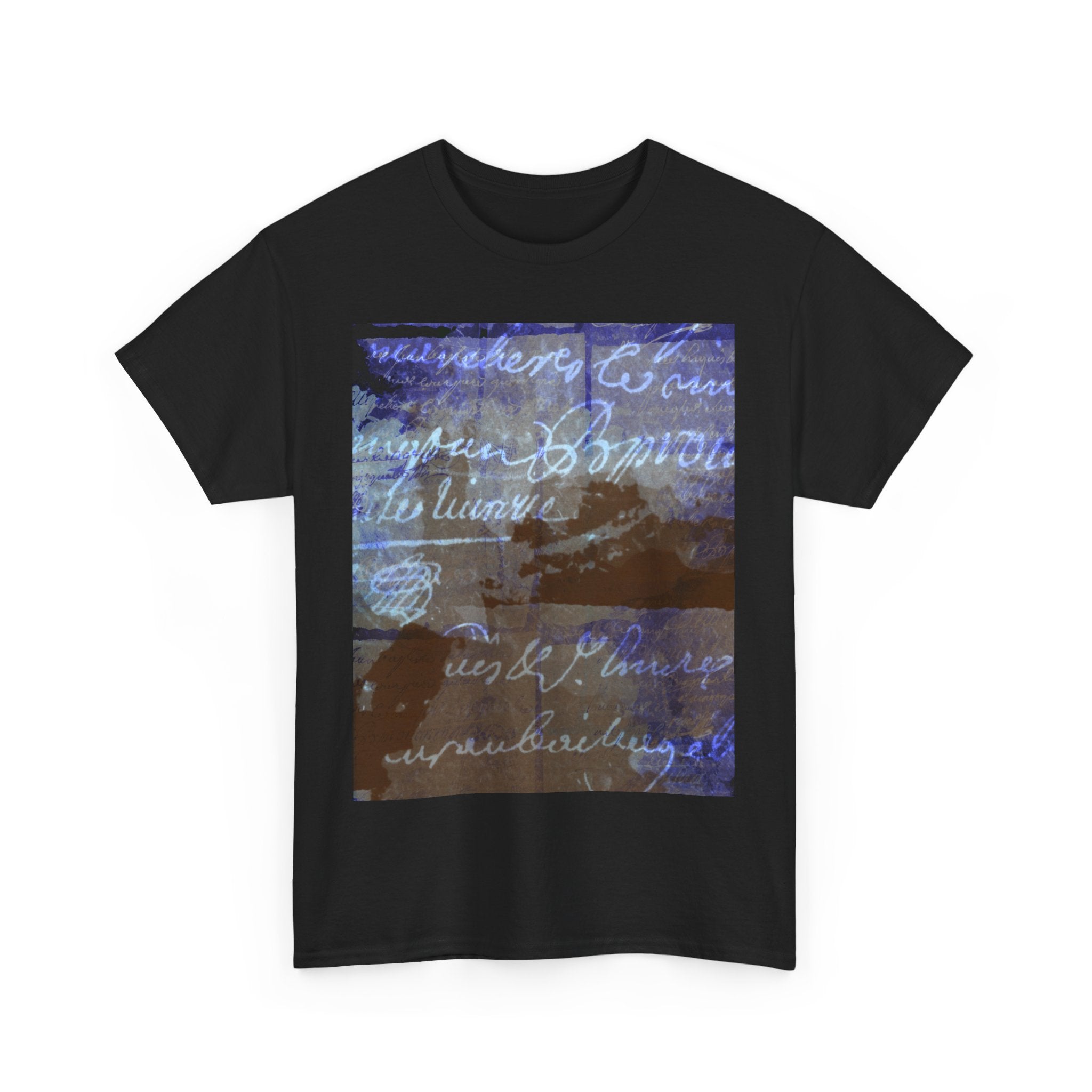 Artistic Unisex Heavy Cotton Tee - Abstract Design
