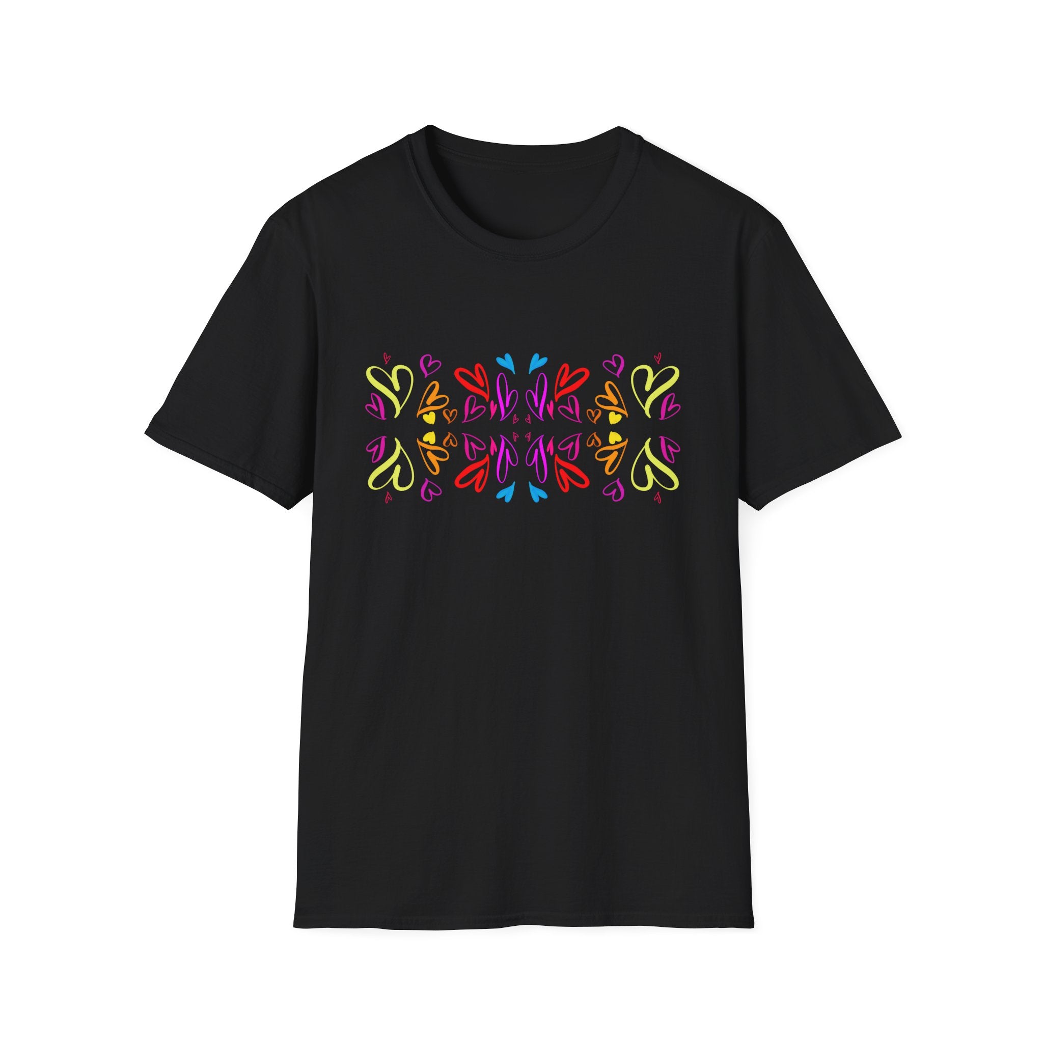 Colorful Unisex Softstyle T-Shirt - Perfect for Casual Outings, Gift Ideas, Festivals, Summer Vibes, and Everyday Wear
