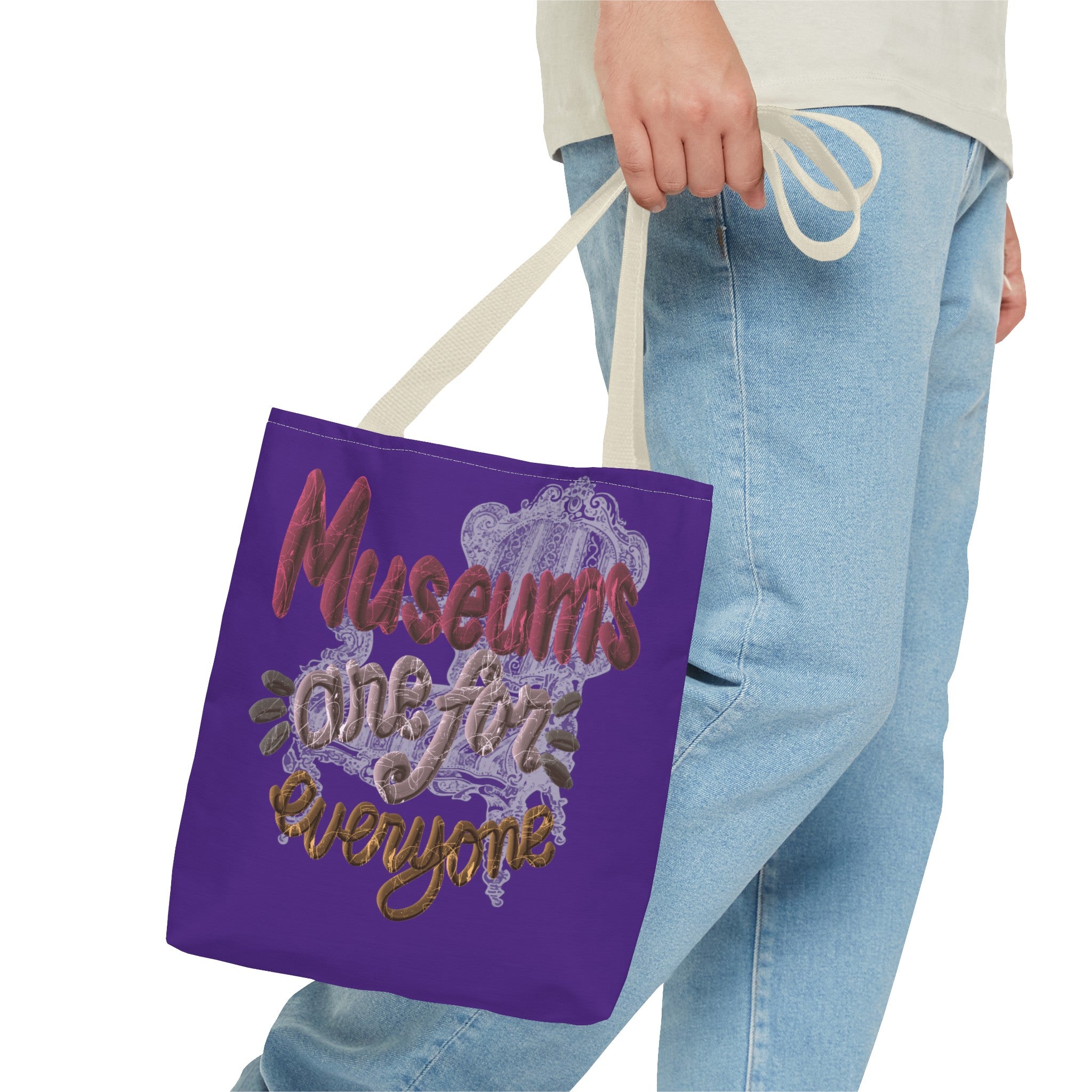 MUSEUMS ARE FOR EVERYONE W CHAIR Tote Bag (AOP)